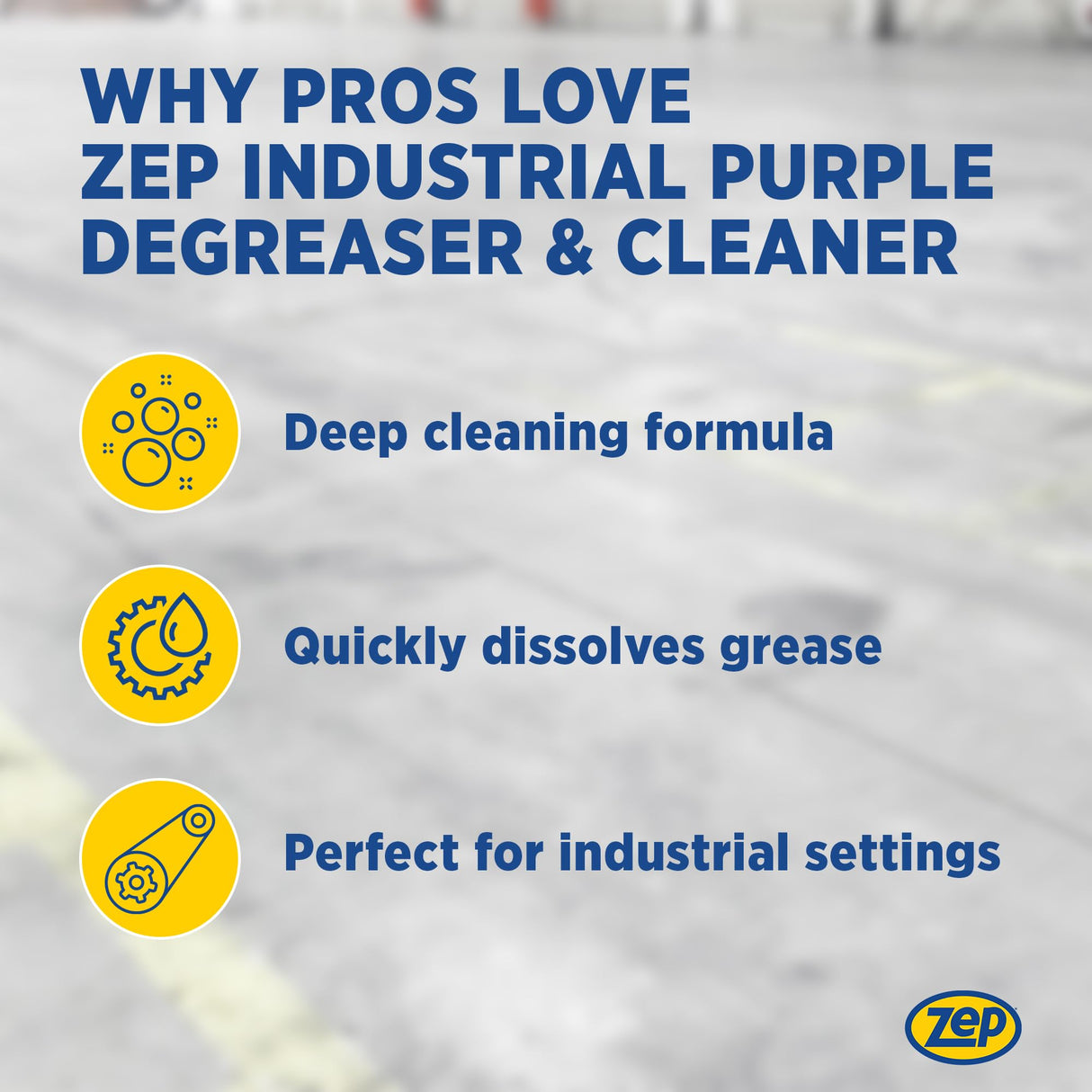 Zep Industrial Purple Cleaner and Degreaser Concentrate - 32 oz (Case of 12) R42310 - Powerful Deep Oil and Grease Cleaning Formula for Machinery, Engine Parts, Shop Floors, and Garages