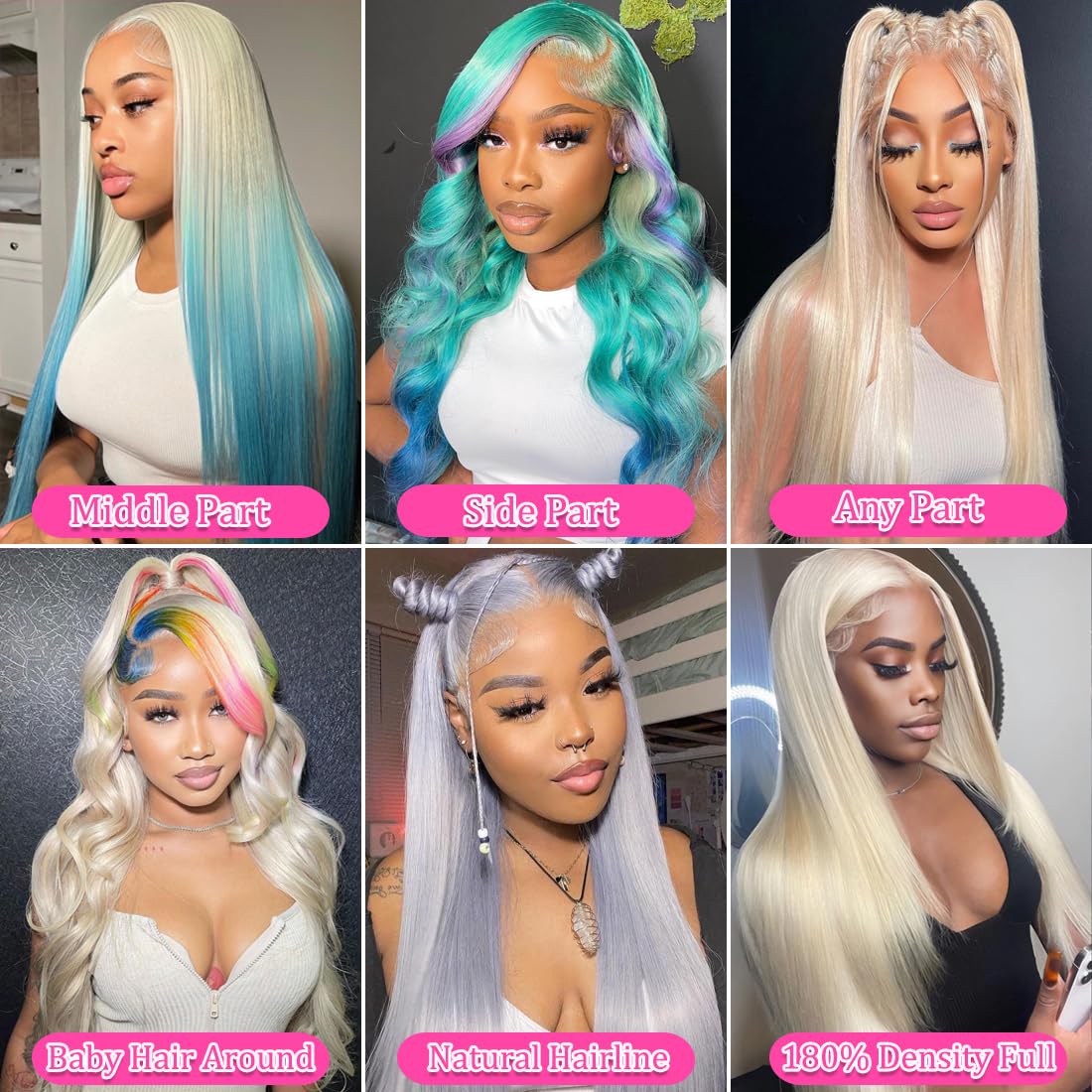 26 Inch 613 Lace Front Wig Human Hair Blonde 13X6 HD Transparent Lace Front Wigs Human Hair 180% Density Blonde Glueless Wigs Human Hair 613 HD Straight Lace Frontal Wigs Human Hair Pre Plucked