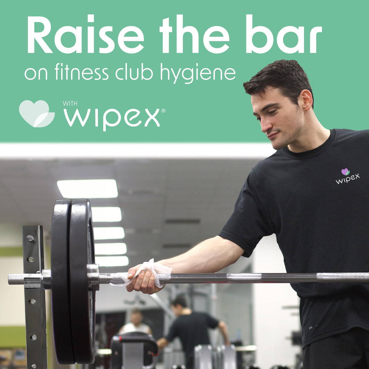 Wipex Gym Wipes for Equipment Cleaning - 700 Large 8"x12" Natural Fitness Wipes Refills for Dispensers - Made with Lemongrass, Eucalyptus Oil & Vinegar, Bulk Surface Multipurpose (1 Pack)