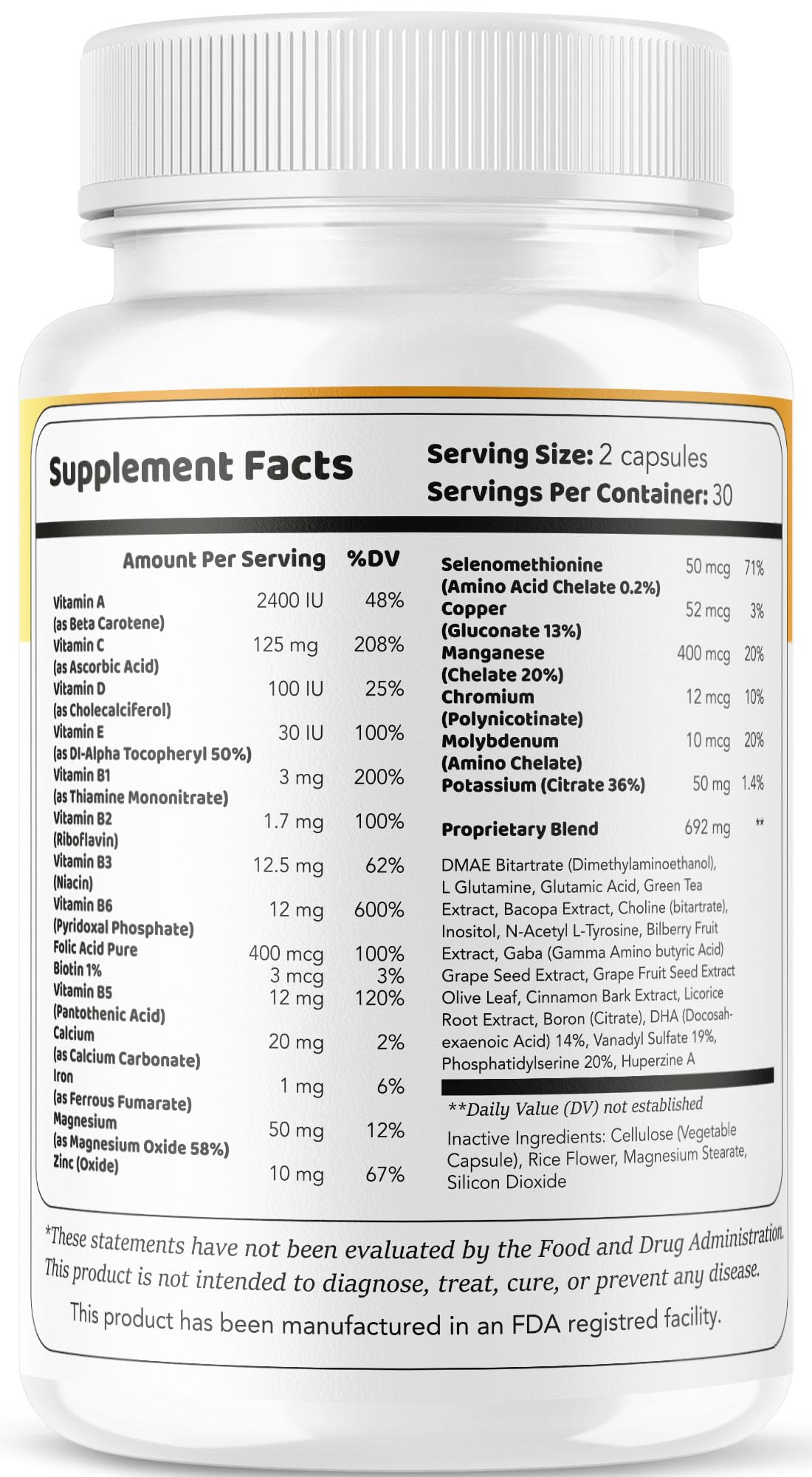 Nerve Calm Capsules - Official NerveCalm Premium Formula Supplement Pills, Advanced Support Formula for Wellness & Overall Health, All Natural Nerve Calm Reviews, 30 Capsules for 1 Month