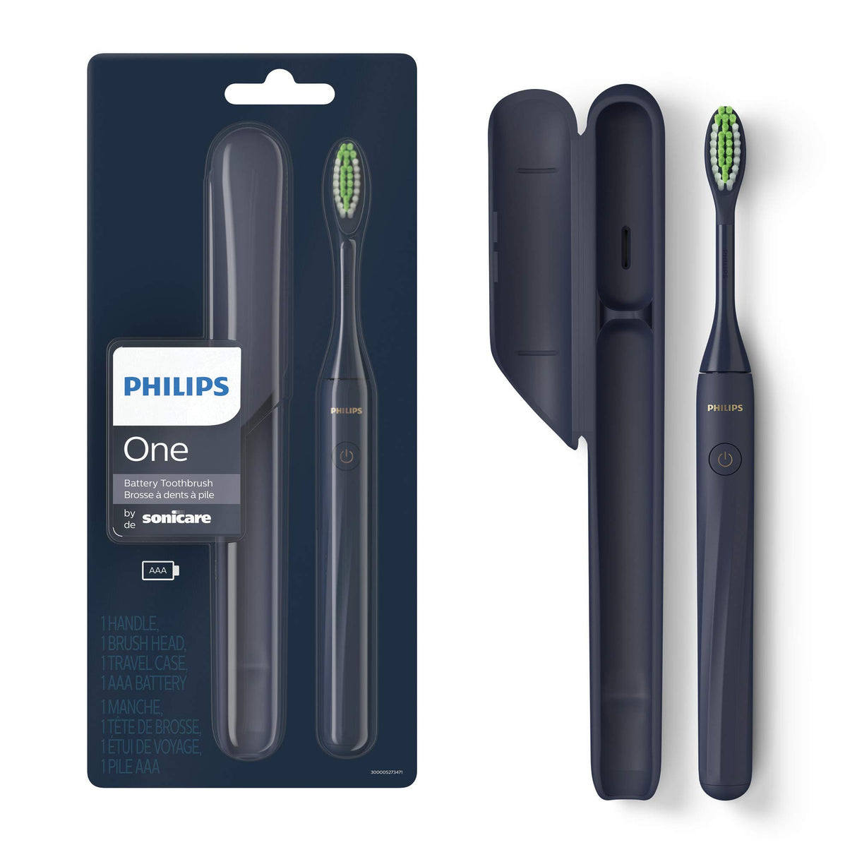 Philips Sonicare Battery Toothbrush, Midnight Blue, HY1100/04