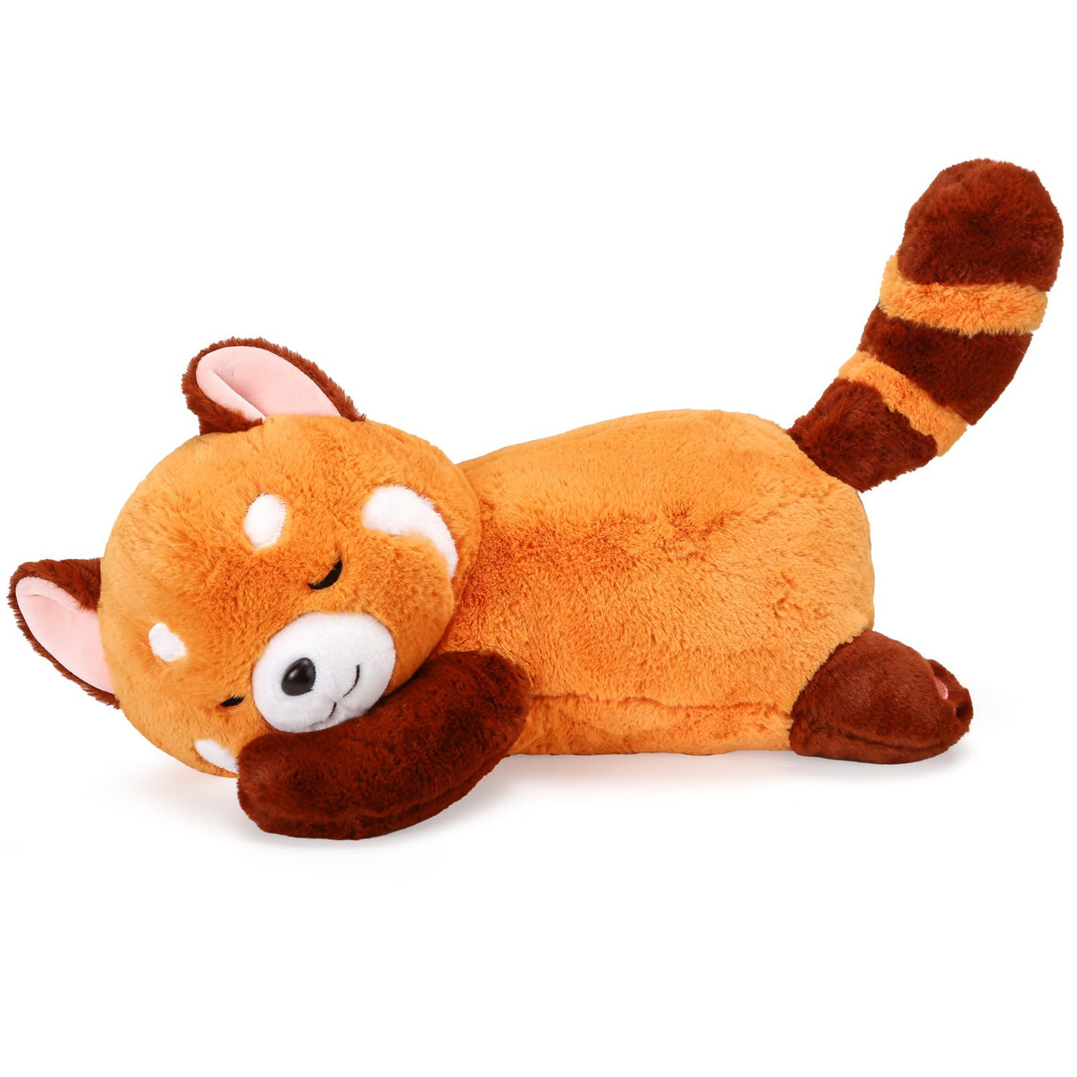Riuhot Big Red Panda Stuffed Animal Pillow Cute Plush Toy Plushie Christmas Birthday Valentine's Day Gift for Girlfriend Kids Birthday 19.7" Red Panda Pillow