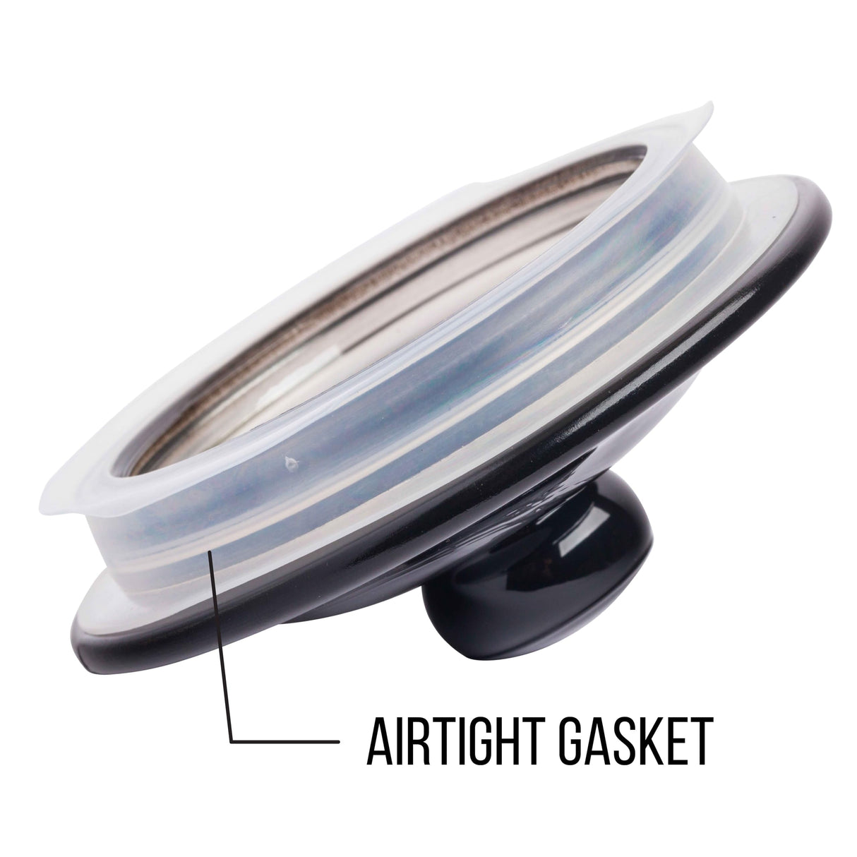 Silver Buffalo Disney Tim Burton Nightmare Before Christmas Moon Hill Graveyard Scene Jack Skellington and Sally Glass Cookie Snack Candy Jar with Lid (Small)