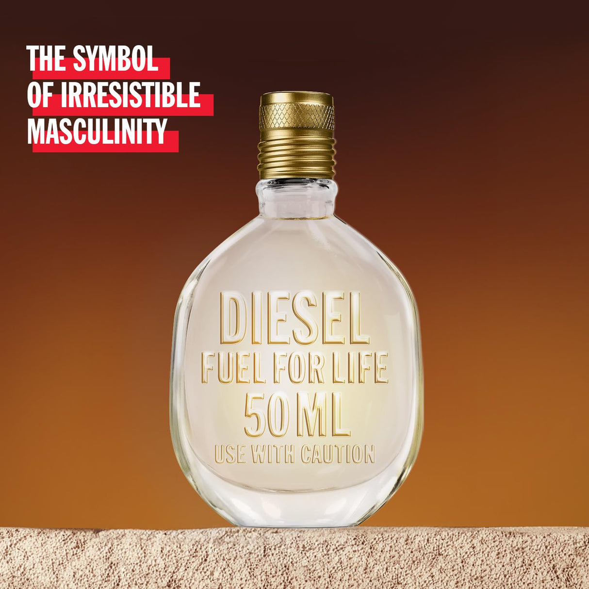 Diesel Fuel for Life Eau de Toilette Spray Perfume for Men, 4.2 Fl. Oz.