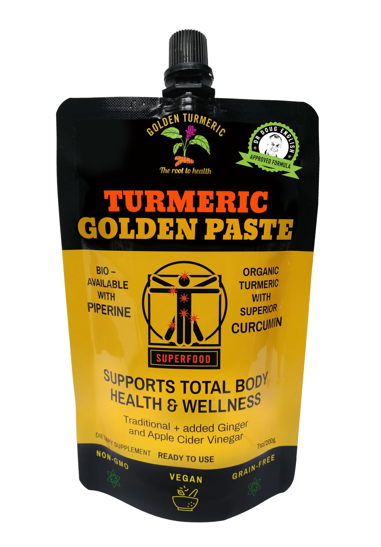 Turmeric Golden Paste for People 7 OZ (200g)