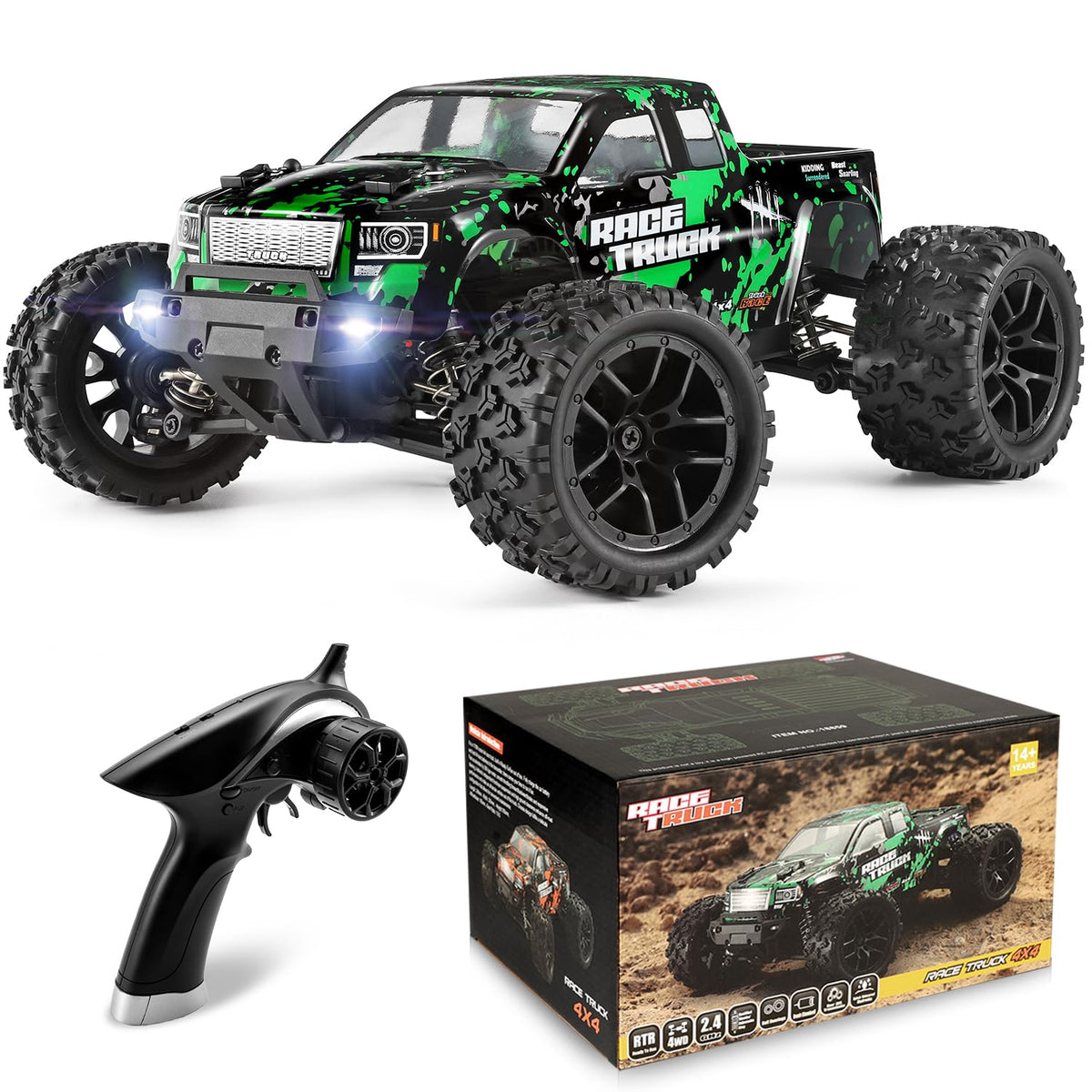 HAIBOXING 18859 1:18 Scale All Terrain RC Car, Hobby 4WD Remote Control Car
