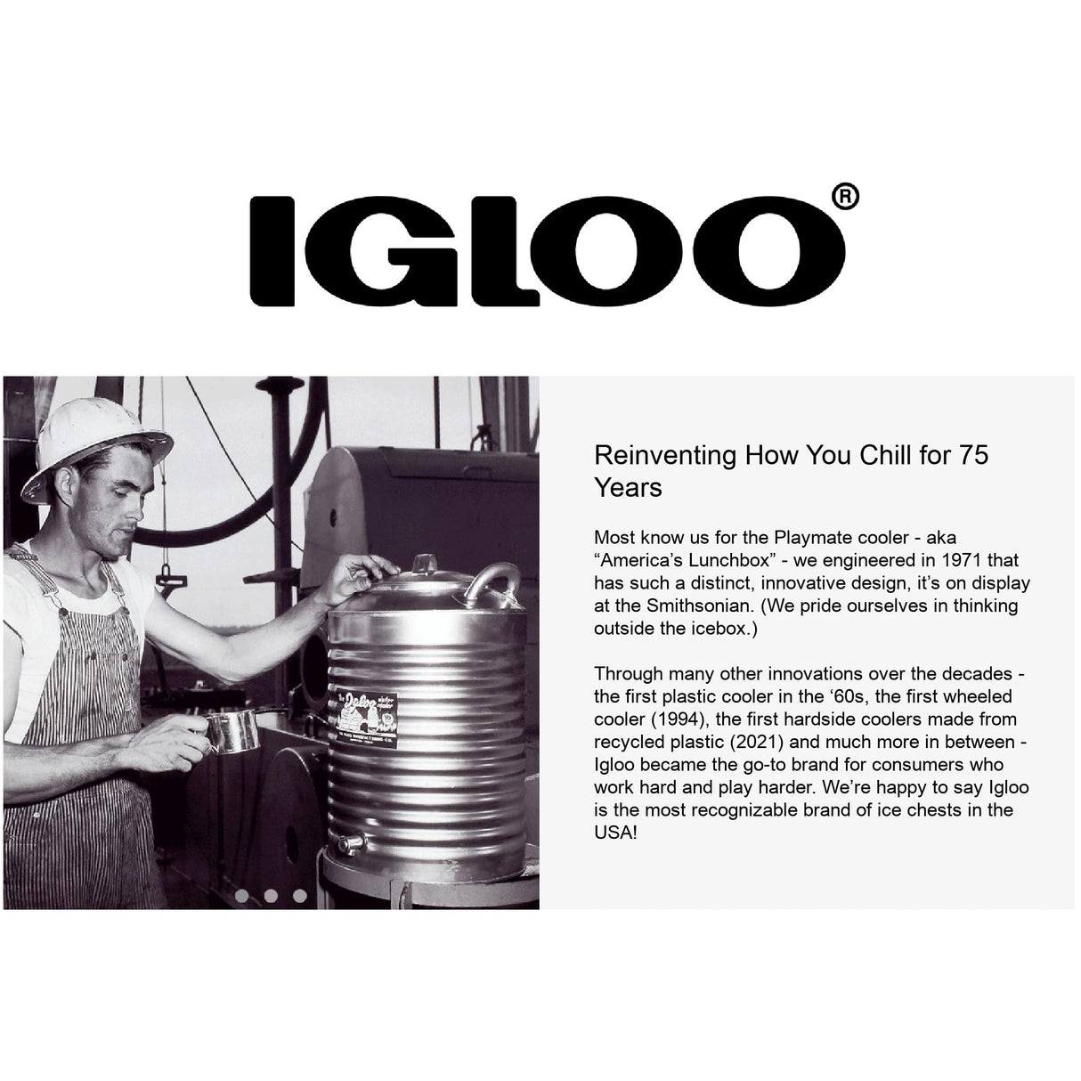 Igloo Cooler Plastic Hinges for Ice Chests (Set of 3) - Made in the USA - Standard Size - Contains UV Inhibitors