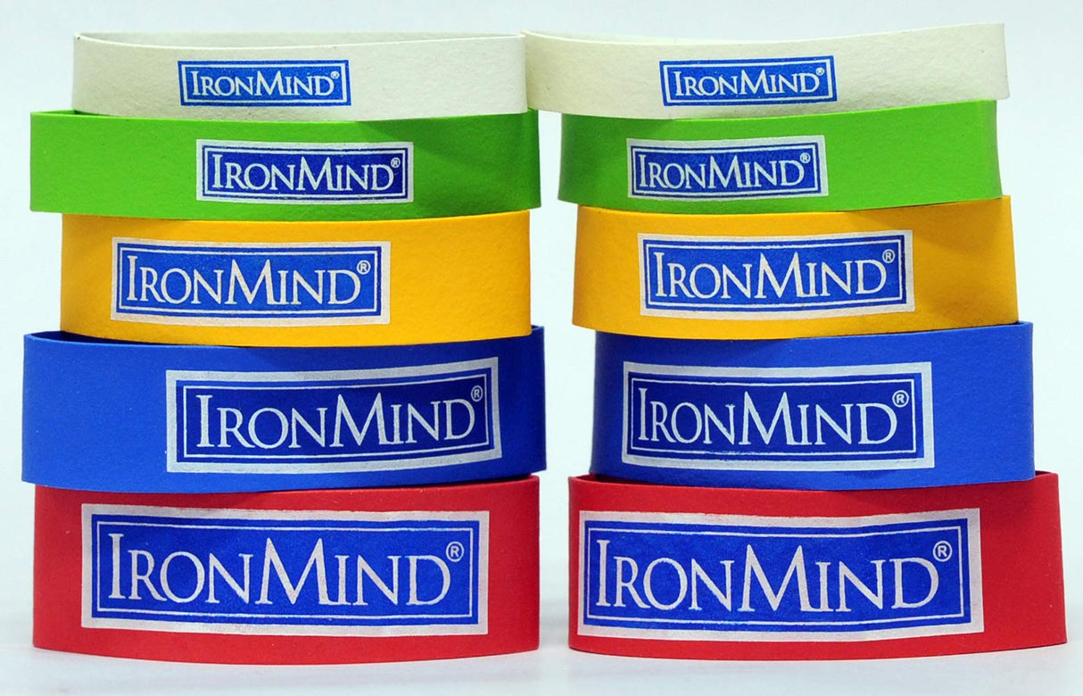 IronMind Expand-Your-Hand Bands 10 Pack: Kiss Elbow Pains Goodbye - Prevent, Rehab, Reduce Pain from Tennis Elbow, Carpal Tunnel. Authentic, original, effective