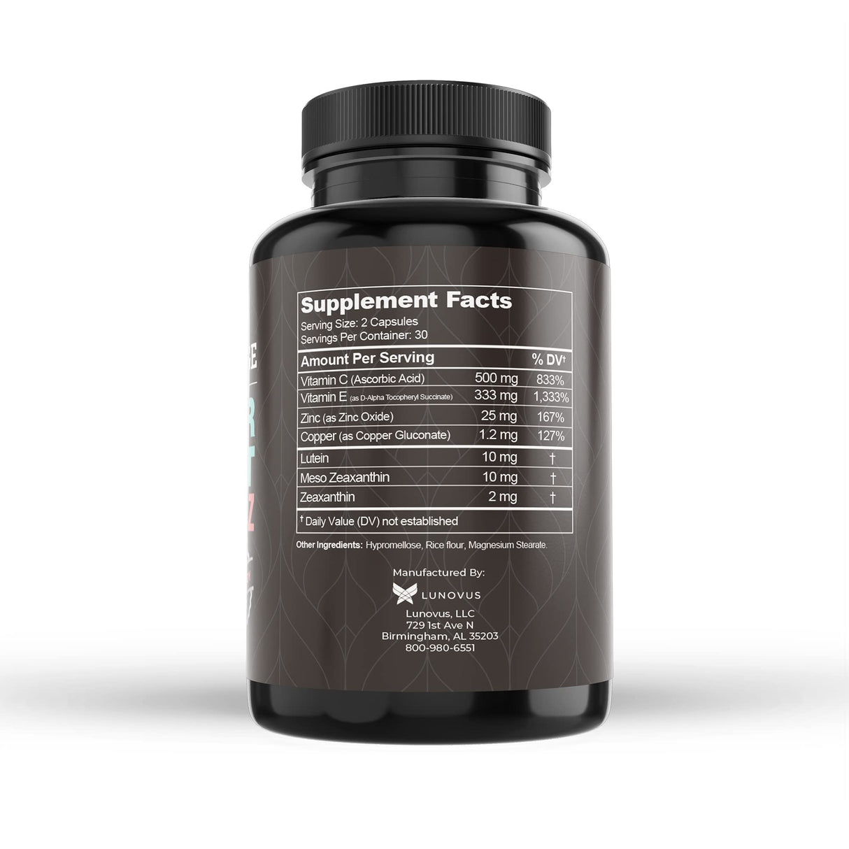 Visual Advantage® Macular Support + Meso-Z – Blue Light Eye Vitamin with Triple Antioxidants for Advanced Protection Against Digital Screens (60-Count)