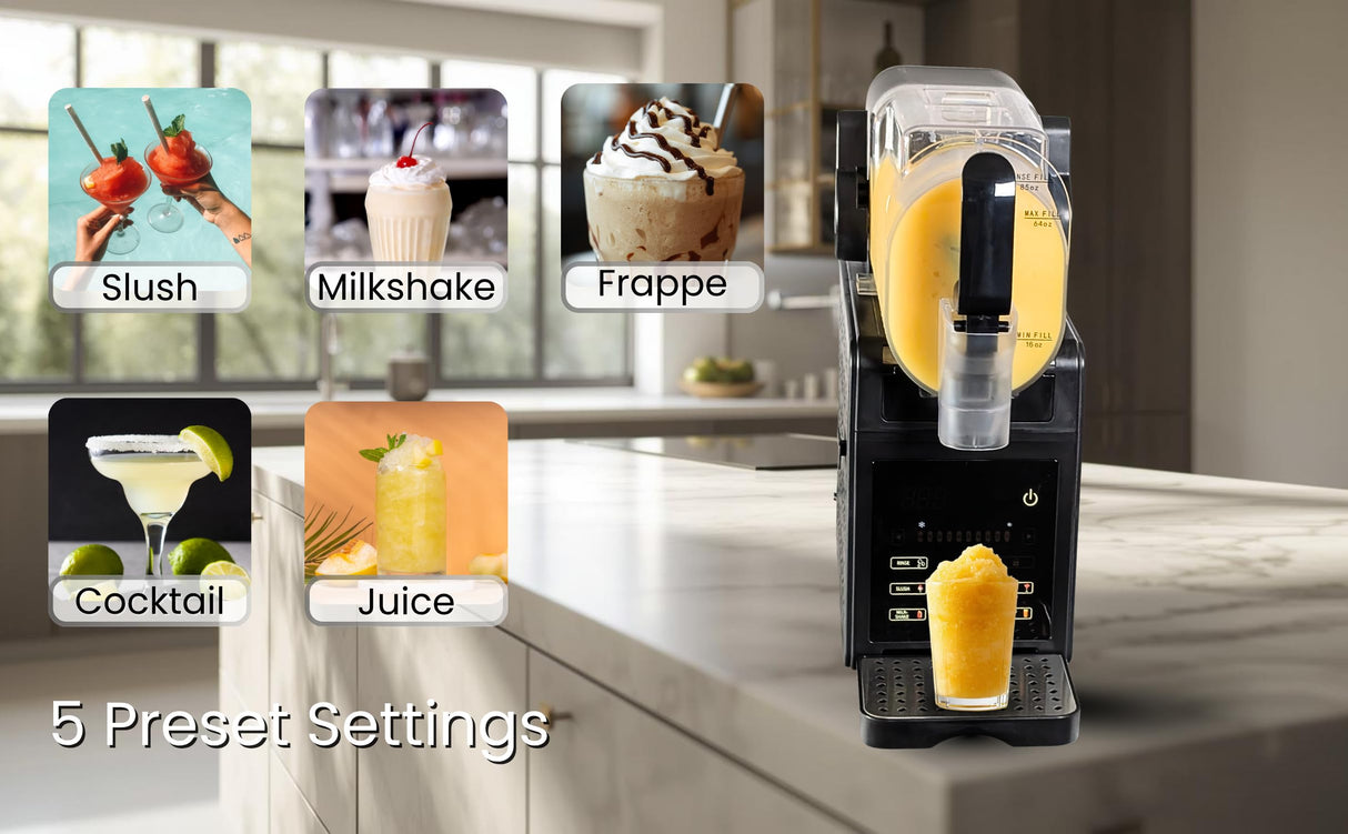 Frozen Drink Maker with RapidChill™ Technology – 85 oz Vessel, 64 oz Max Fill – Slushie, Margarita, Smoothie & Frozen Cocktail Machine, No Ice Needed