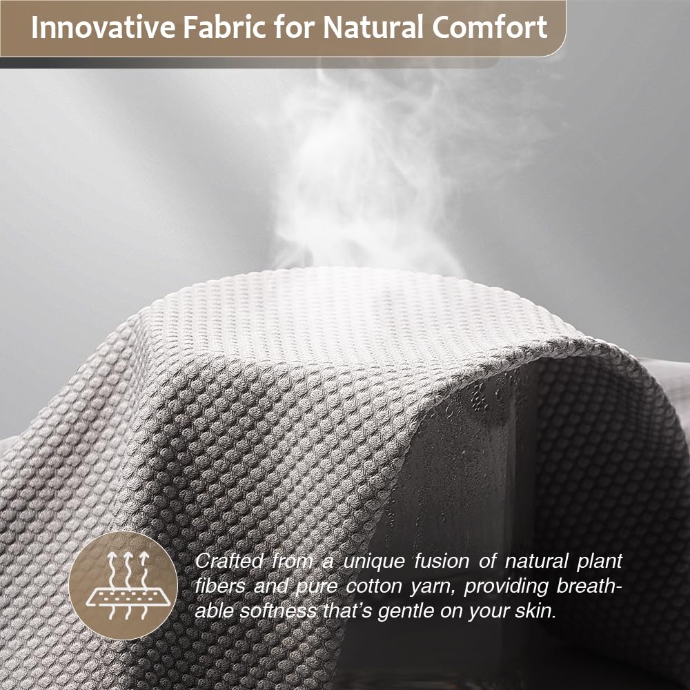 9PCS Orthopedic Bed Wedge Pillow Set for After Surgery Recovery, Body Positioners for Back and Leg Pain Relief, Adjustable Memory Foam Comfort for Sitting up in Bed, Ideal for Adult Acid Reflux & GERD