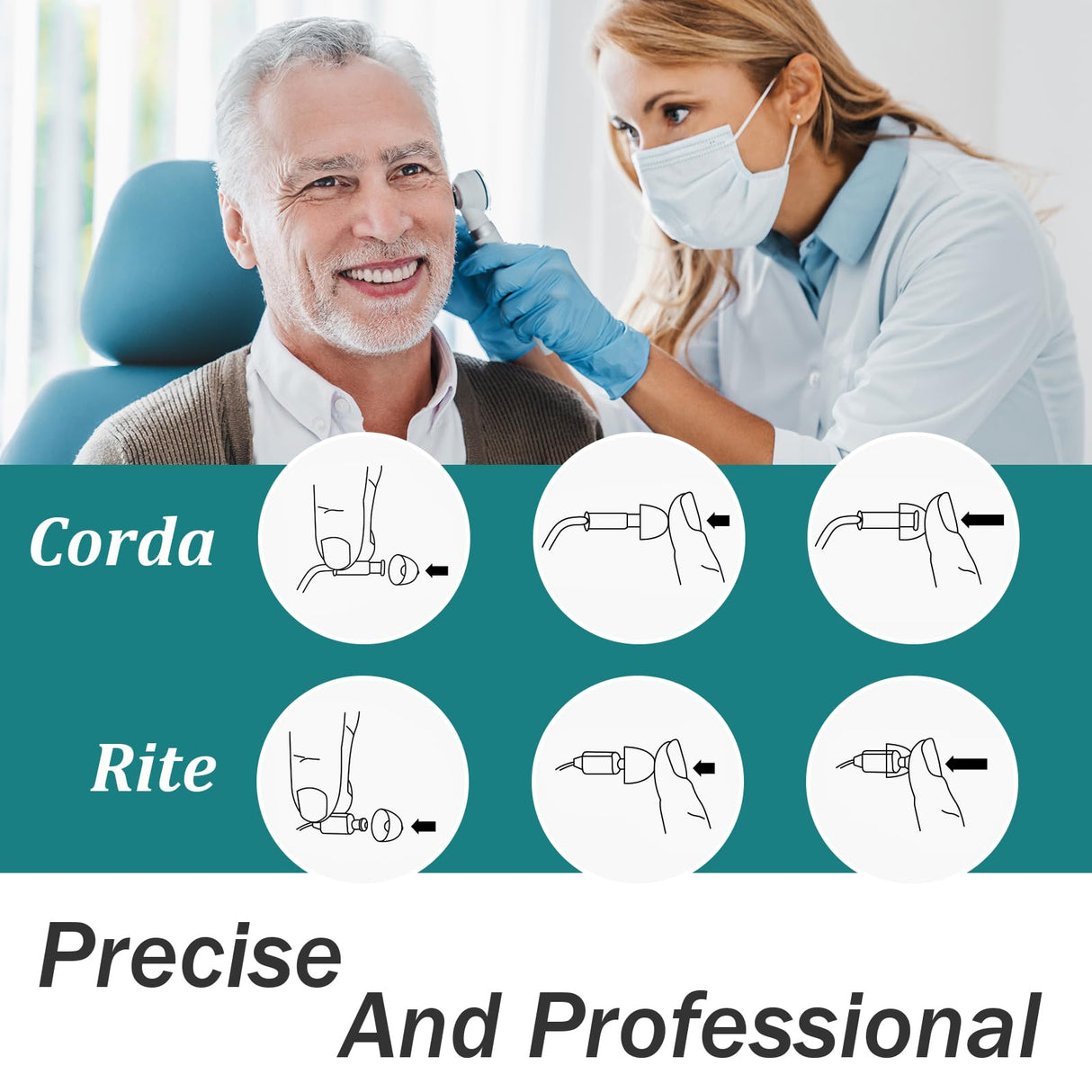 (Open Vent 6mm) Hearing Aid Domes for Oticon Minifit, Oticon Ear Caps Replacements Parts Accessories Domes for Oticon Hearing Aid Supplies Cleaning Kits(30 Pcs)