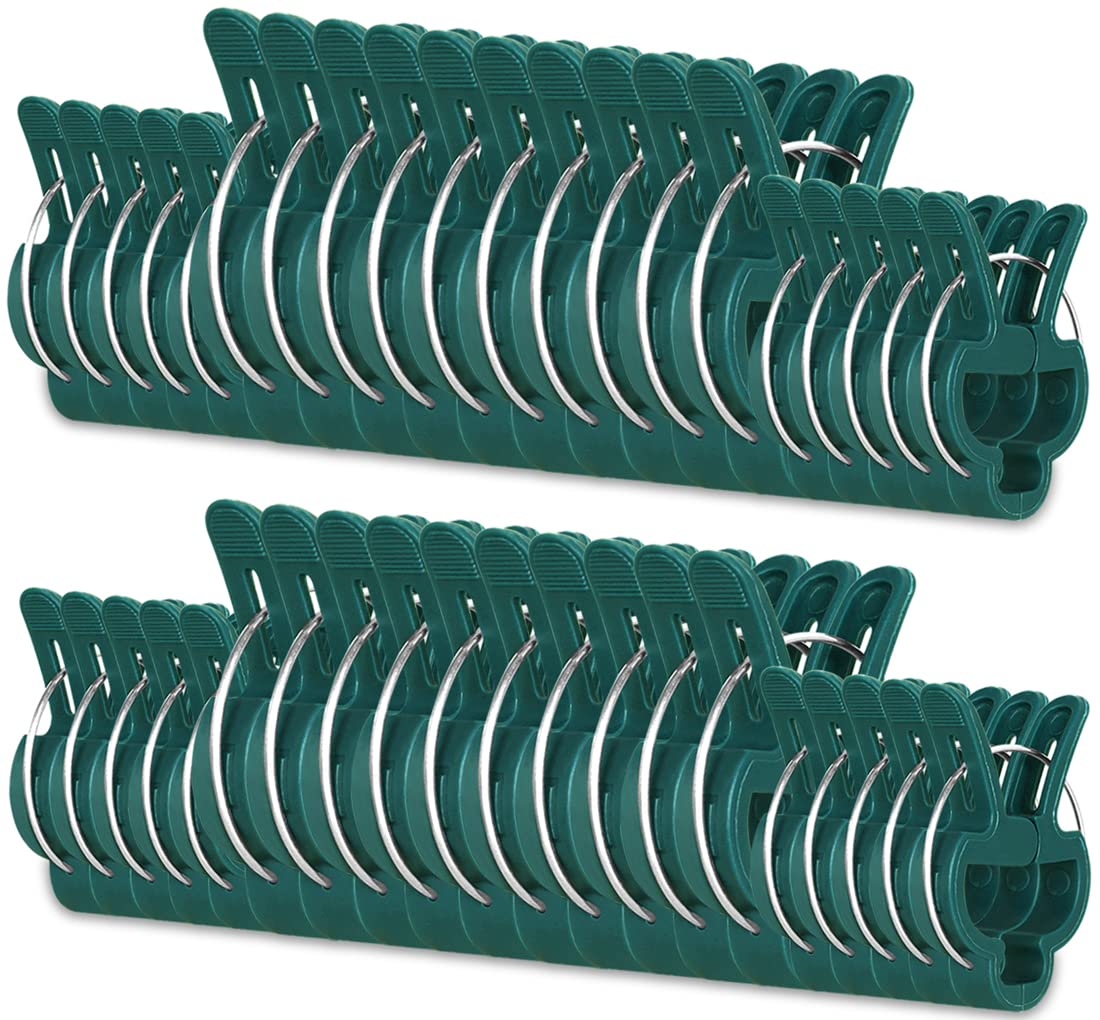Yinghezu 120 Pcs Plant Support Clips,Tomato Plant Clips 2 Sizes in one Pack