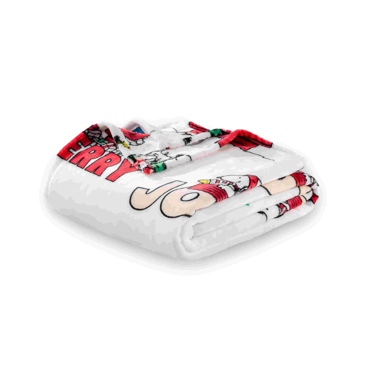 Berkshire Blanket Peanuts® VelvetLoft® Cute Character Snoopy Plush Blanket,Christmas Snowy Scene,King 90 in x 108 in (Official Peanuts® Product)