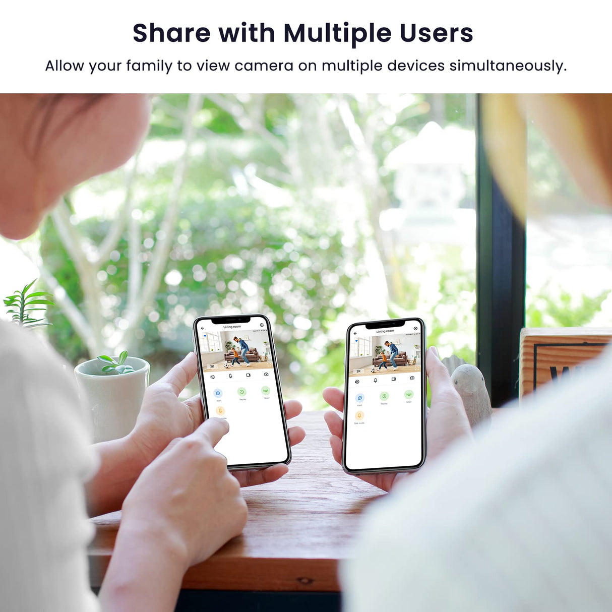 Indoor Cameras for Home Security 2K, Galayou Wireless Baby Monitor with Two-Way Audio, WiFi Cameras with APP for Phone, Smart Siren, Works with Alexa/Google Home(G7-4PACK)