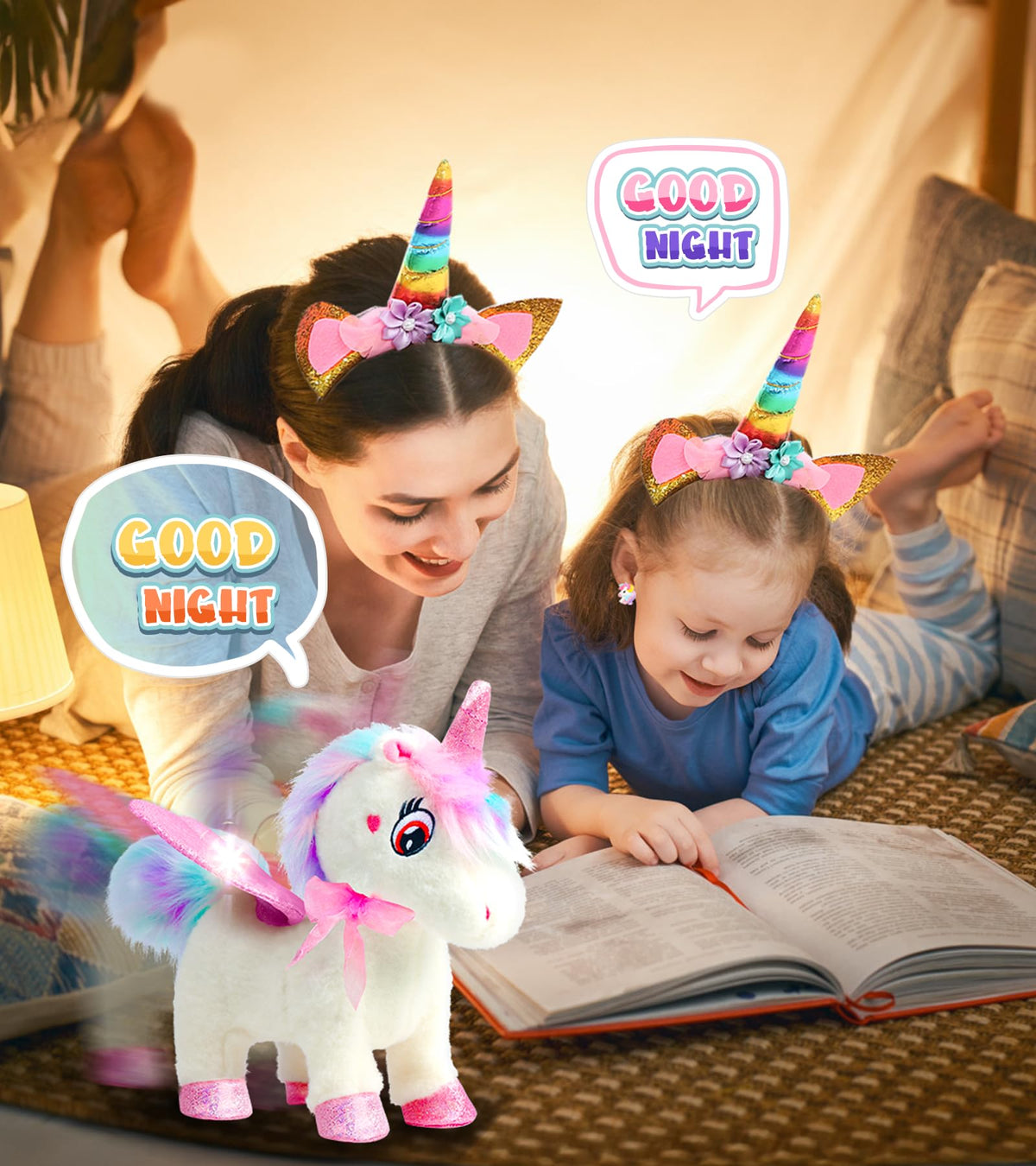 Unicorn Toys for Girls Age 4-6 Unicorns Gifts, Walking Talking Singing