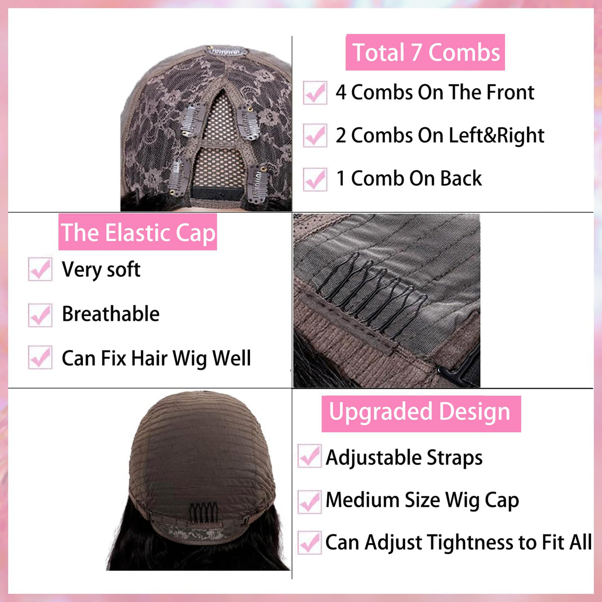 beautkol V Part Wig Human Hair Body Wave Upgrade U Part Human Hair Wig With Clips Brazilian Virgin 100% Human Hair VPart Wigs Human Hair For Black Women Glueless Beginner Friendly Body Wave 18Inch