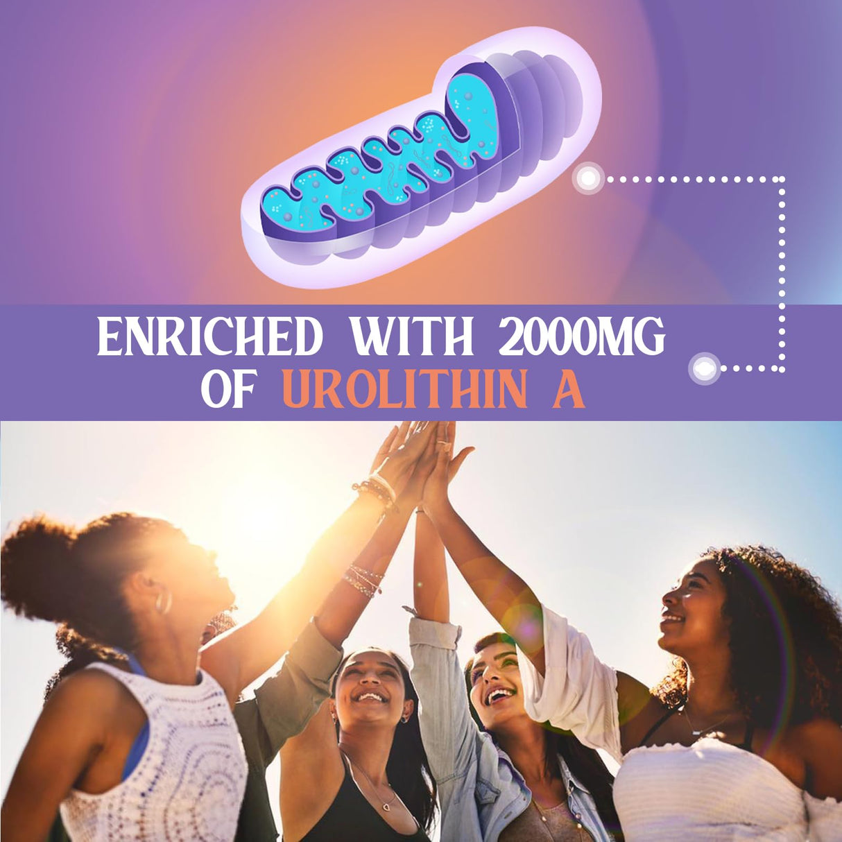 UroDefenseGuard Urolithin A Supplement 2000mg for Men Women - 120 Softgels (1 Bottle)