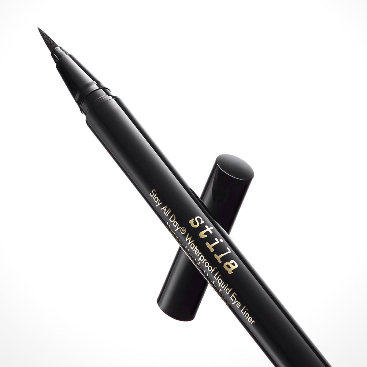 stila Waterproof Liquid Eye Liner, Stay All Day Makeup with Fine Brush Tip | Lasting Satin Finish, Smudge-Proof & Transfer-Resistant