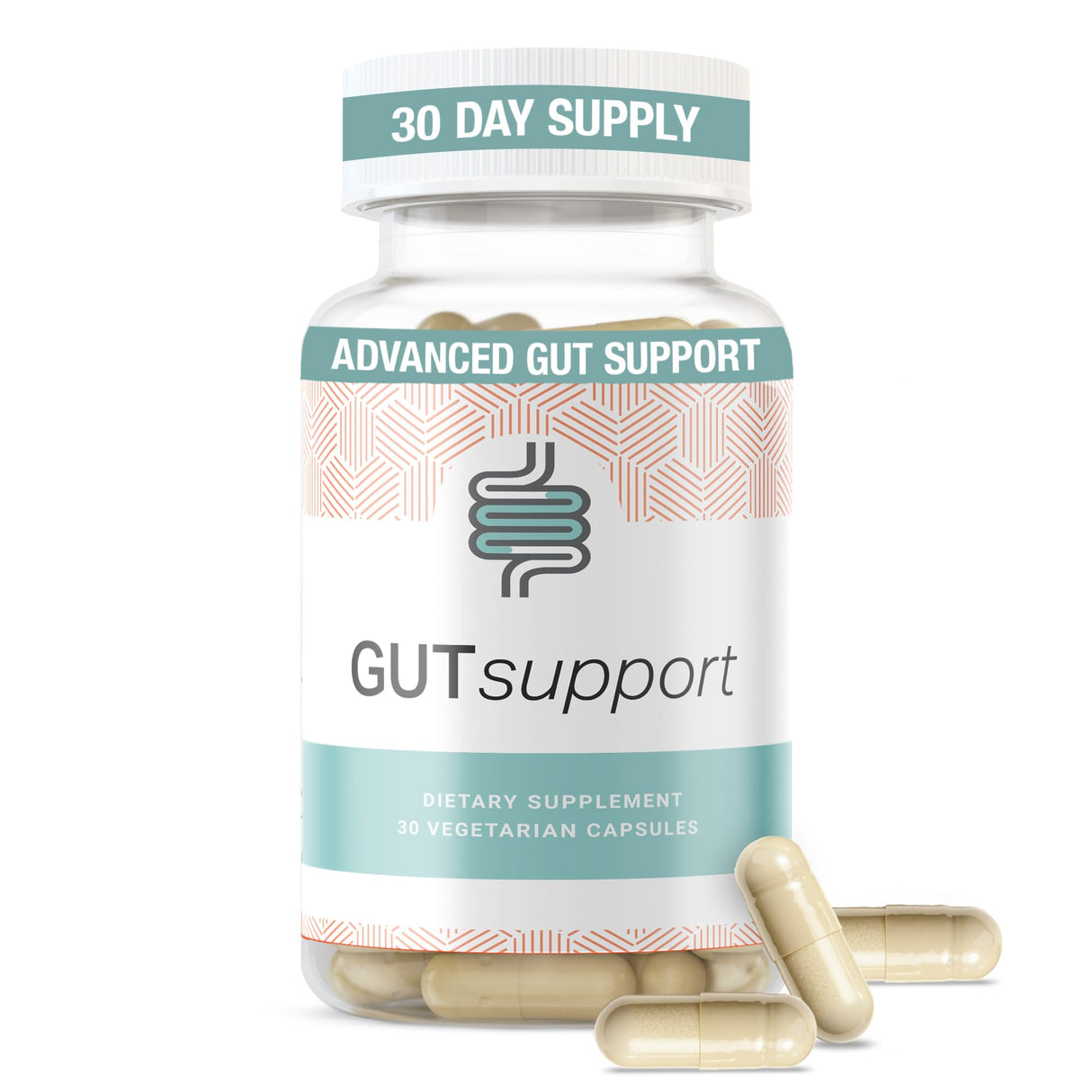 IBDassistโข Gut Support Capsule - Gut Health & Digestion Supplement - Constipation & Occasional Bloating Relief for Women & Men* - Complete with Vitamin D3, A, E, Zinc & More - 30 Capsules