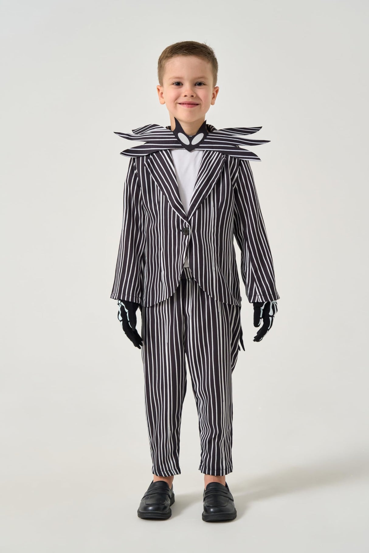 5 PCS Kids Jack Costume Set for Christmas Halloween - Includes Gloves Mask for Boys Ages 3-12