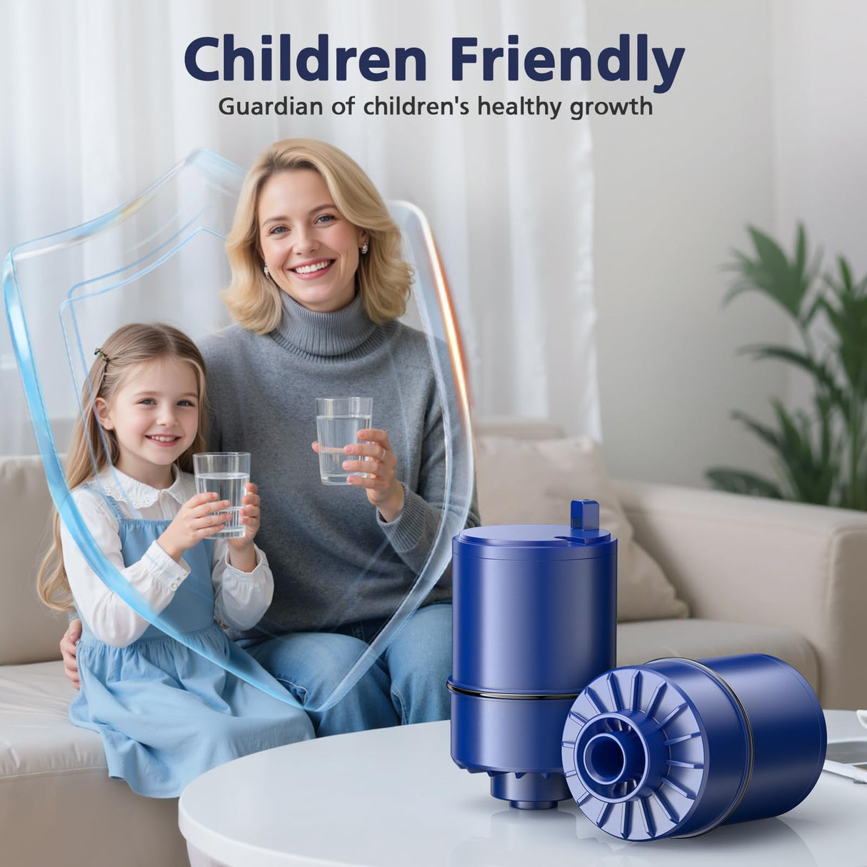 6 Pack Water Filter Replacement Compatible with All PURยฎ, PURยฎPLUS Faucet Filtrat-ion Systems, RF-9999ยฎ Faucet Water Filter, High Efficiency Filtration and 18-Month Value, NSF Certified, Blue