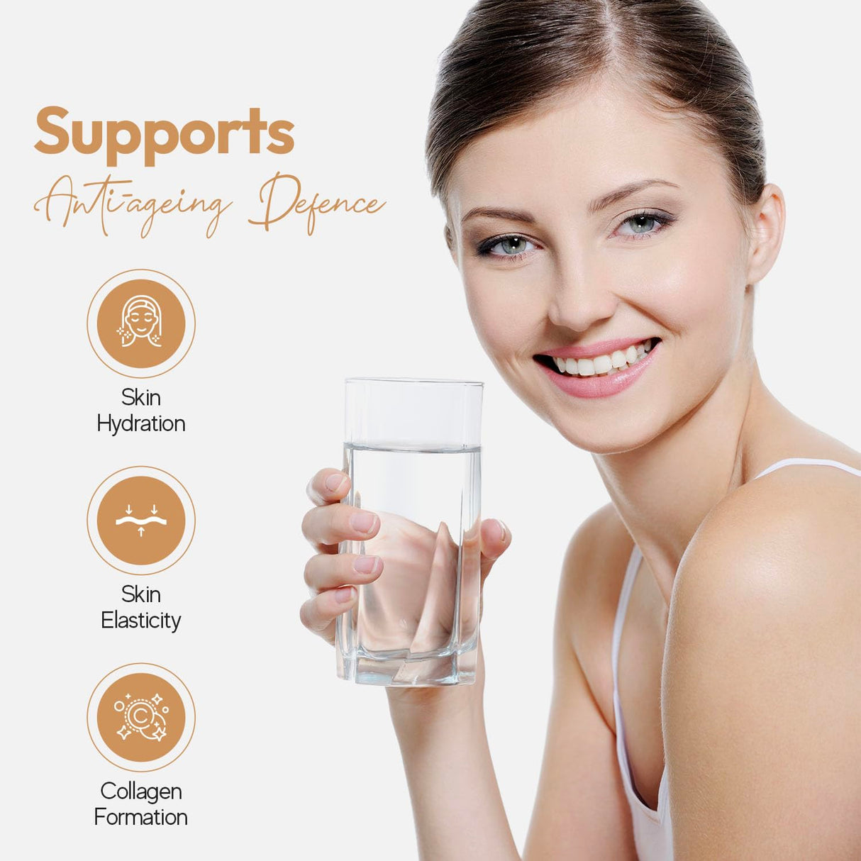 PureHA Liquid Hyaluronic Acid Skincare + Vitamin C – Nourish, Protect, Rejuvenate - Radiant Skin from Within Skincare Supplement + Joint Care 30-Days