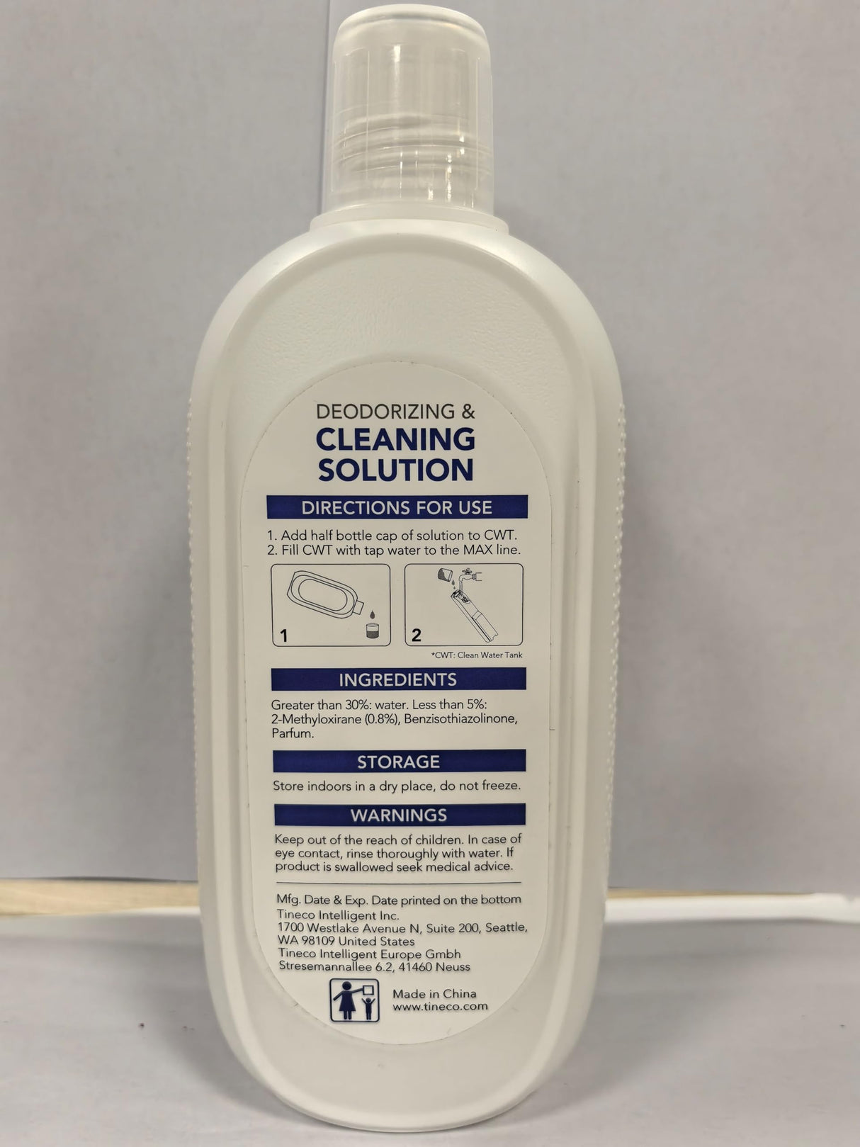 Tineco Floor Cleaning Solution 1L for iFLOOR Series (EXCEPT iFLOOR 5 Steam), FLOOR ONE S3 / S5 / S6 / S7 Series, S9 Artist Pro (EXCEPT S5 Steam / S7 Steam / S9 Artist Steam) Wet Dry Vacuum (33.8 OZ)