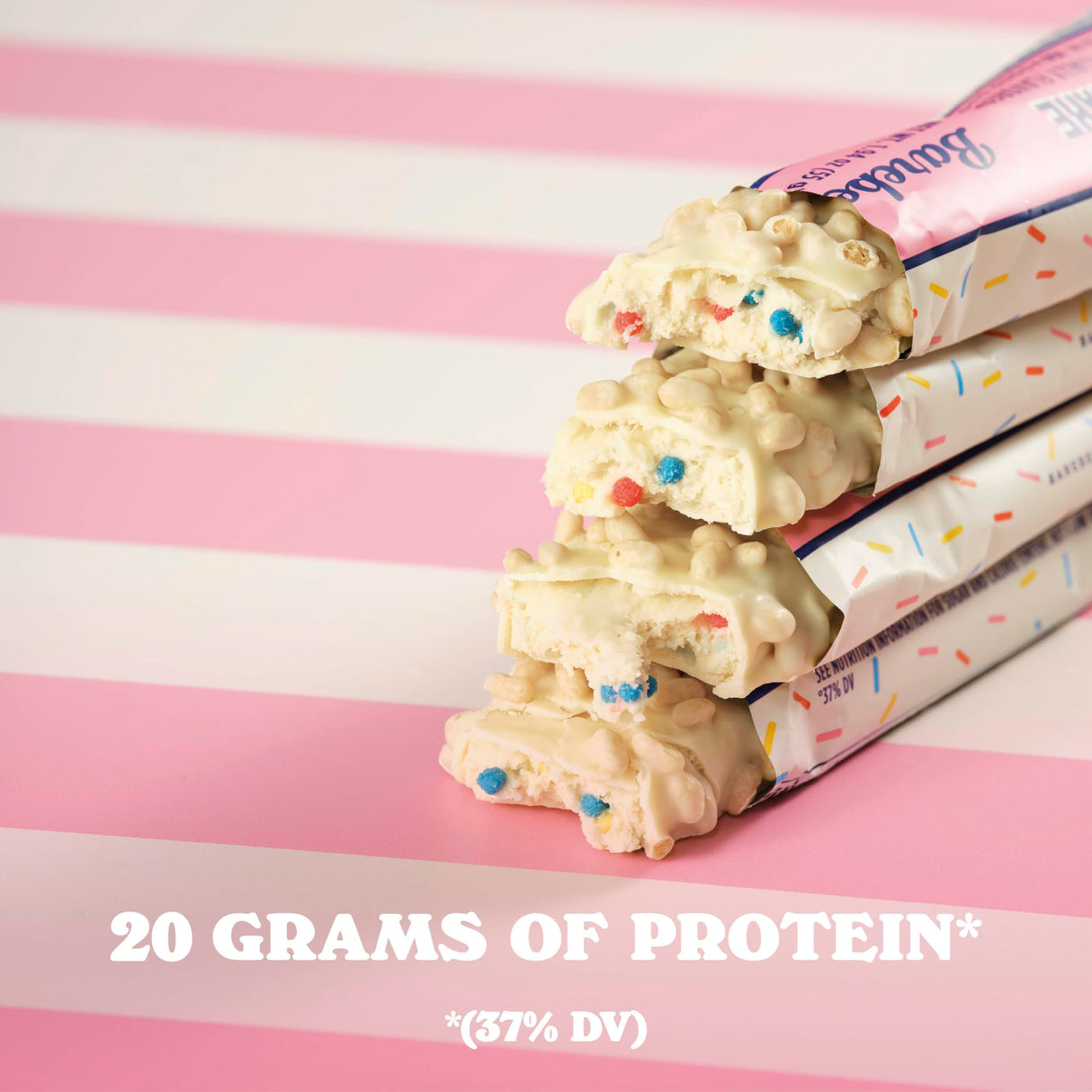 Barebells Protein Bars Birthday Cake - 12 Count, Pack of 2 - Protein Snacks with 20g of High Protein - Chocolate Protein Bar with 1g of Total Sugars - On The Go Protein Snack & Breakfast Bars…