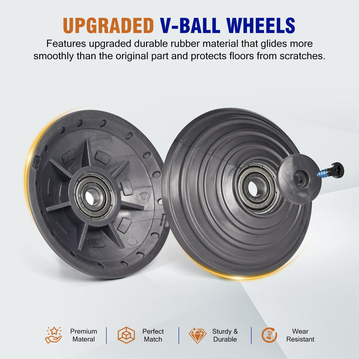 Upgraded Torque Cleaner Head Connector + Ball Wheel Compatible with Dyson Gen5 Detect SV23 Gen5outsize SV24 Digital Motor bar XL Cleaner Head Vacuum Replacement Parts 100w Accessories NO. 973096-01
