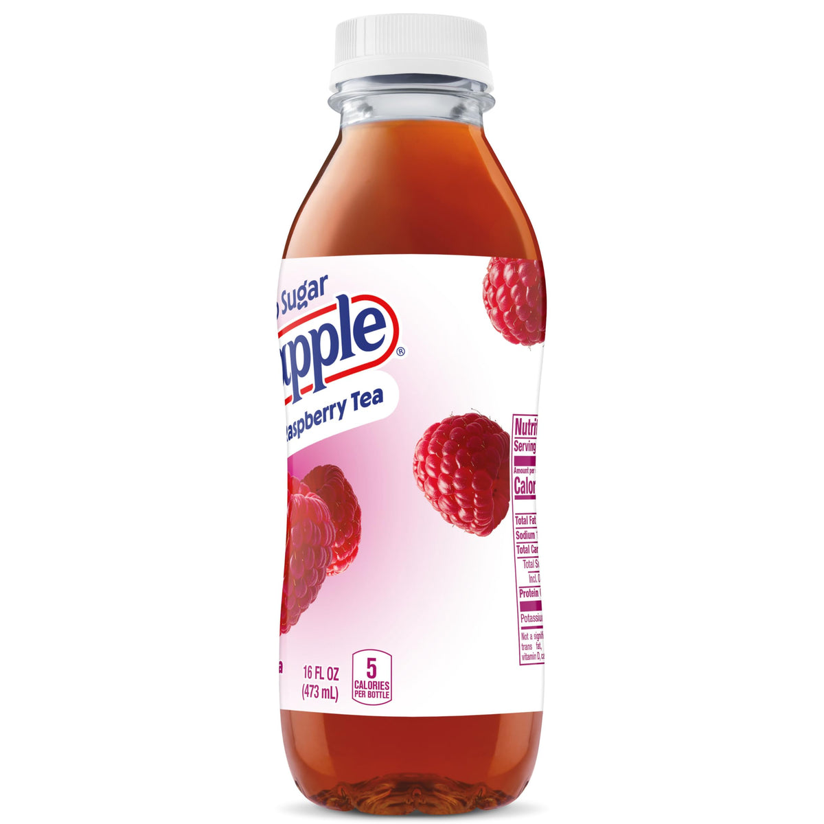 Snapple Zero Sugar Raspberry Tea, 16 Oz Bottles, 12 Count