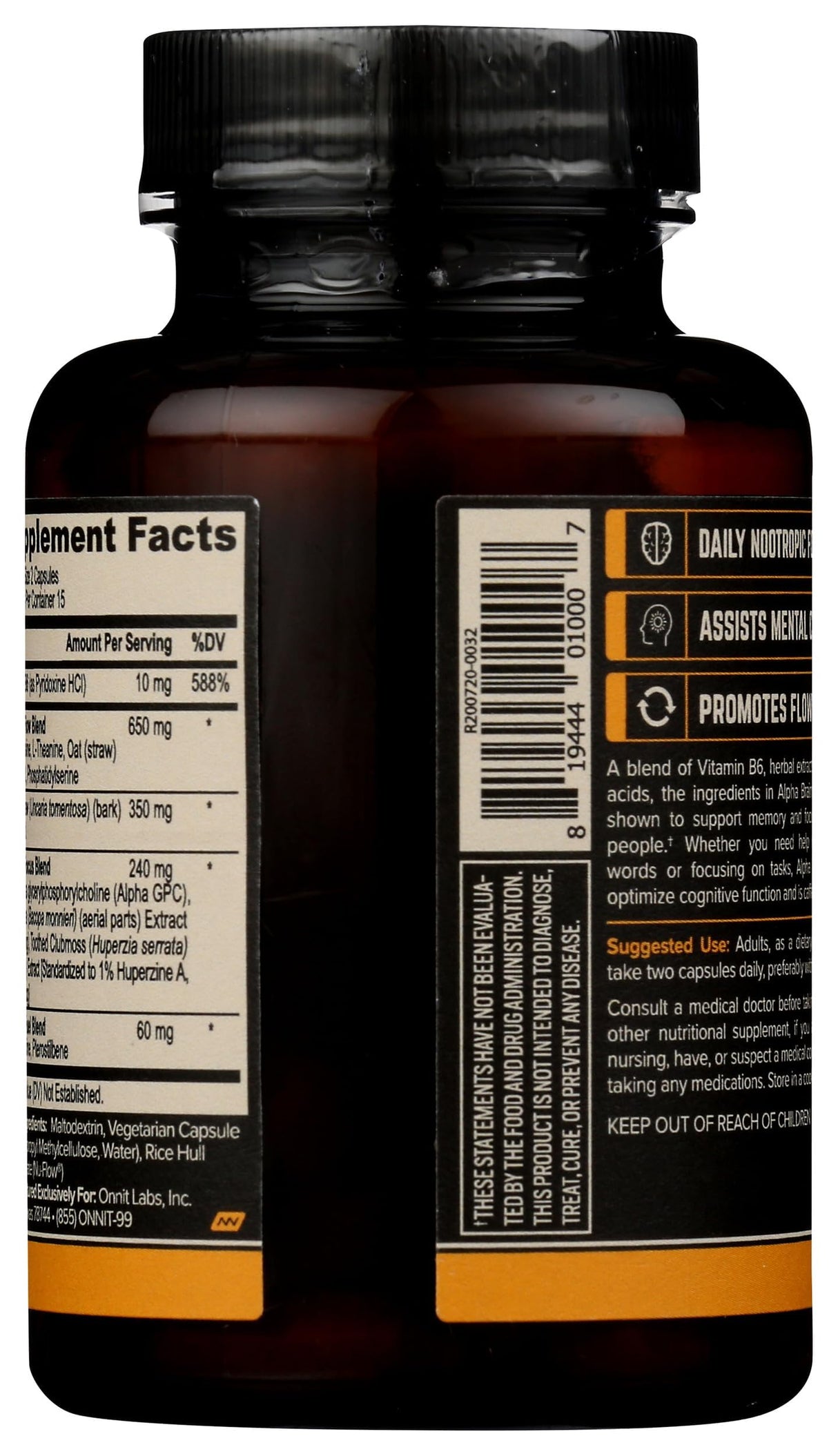 ONNIT Alpha Brain Capsule 30 CP