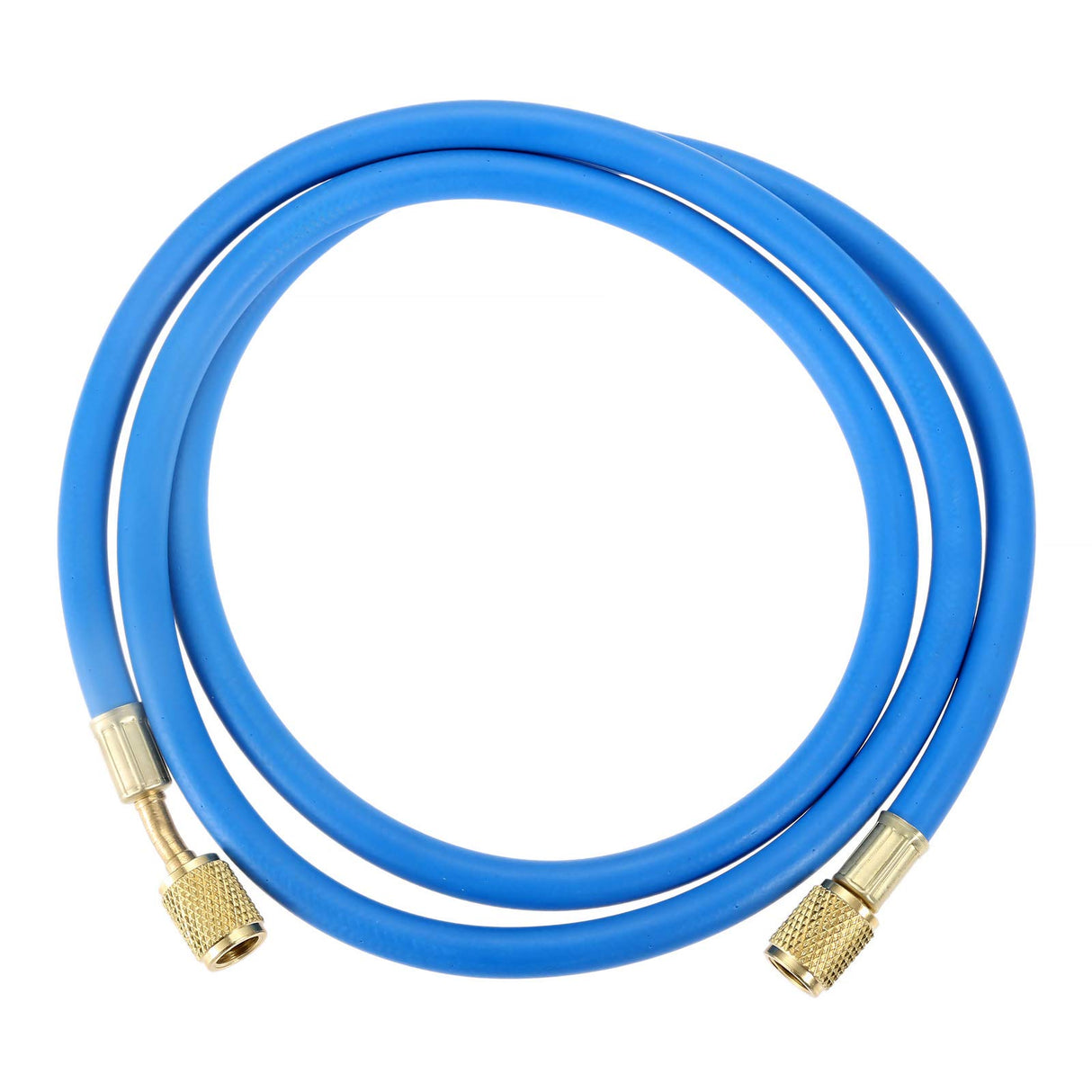 Aupoko R410A AC Refrigerant Charging Hoses, 60’’ R410A HVAC Charging Hose with 1/4’’ SAE Flare, with 800 PSI Working Pressure for R410A R22 R134A R12 R502 Air Condition System
