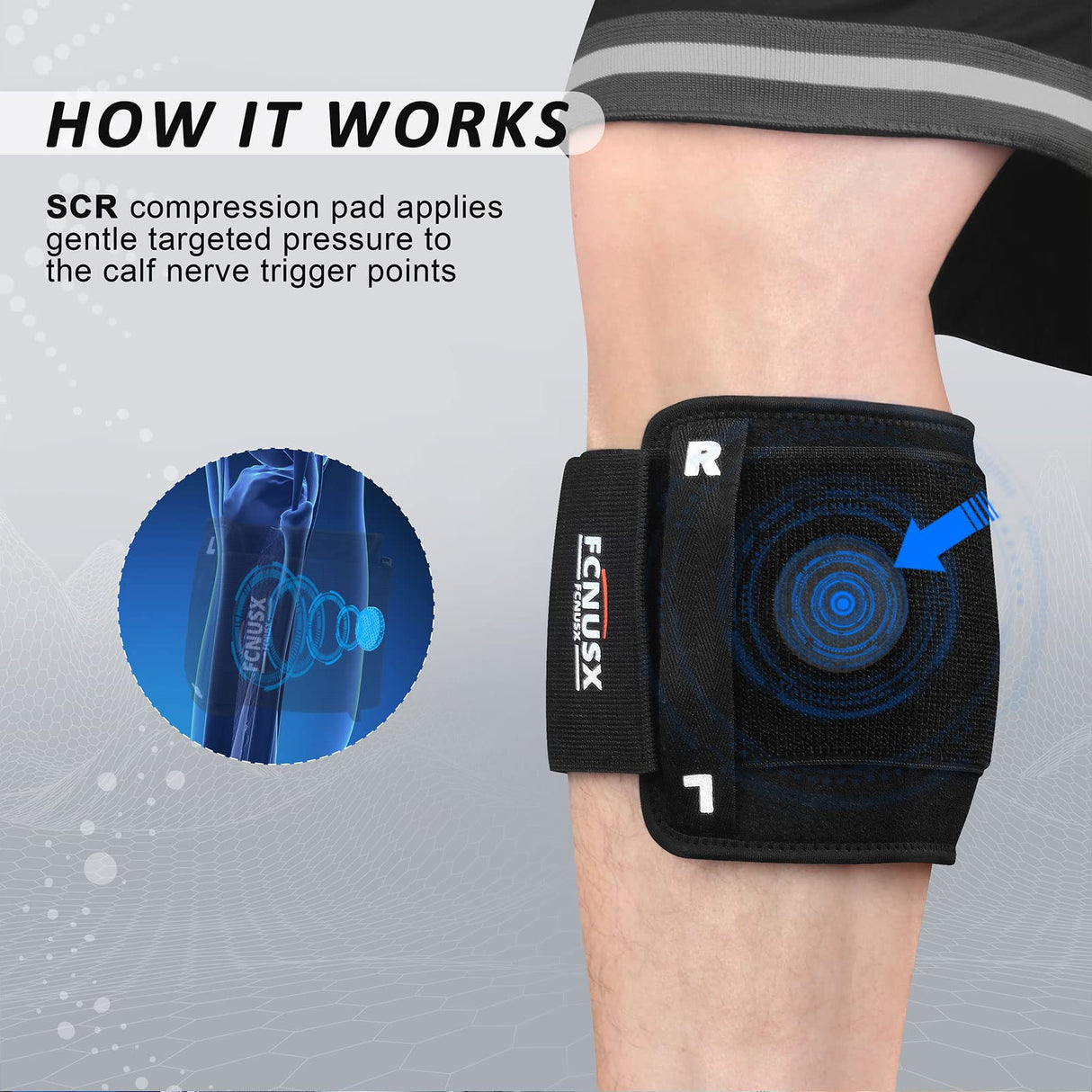 FCNUSX Sciatica Pain Relief Devices Brace, Sciatic Ease Nerve Brace for Men Women, Lower Back, Hip