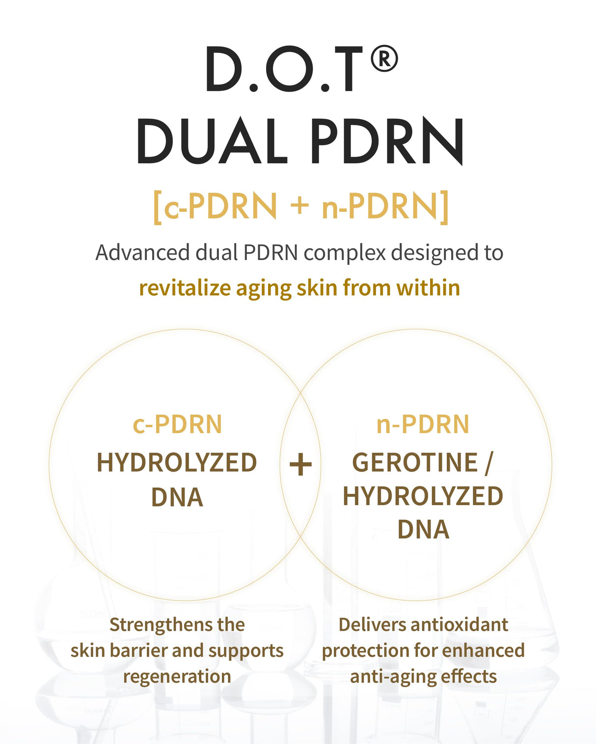 REJURAN® Dual Effect Ampoule, DOT™ DUAL c-PDRN® – Rejuvenating Face Serum for Radiant Glass Skin, Firming & Wrinkle Care with Salmon DNA. Korean Skincare (1.01 fl oz)