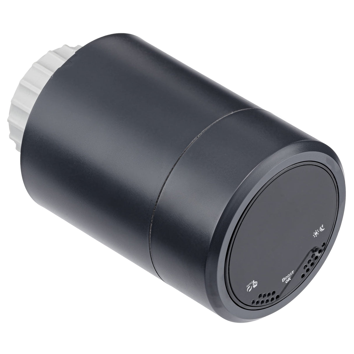 Sandy Beach Smart Radiator Valve - Smart Radiator Thermostat Valve - Amazon Smart Thermostat, Smart TRV with Zigbee Gateway Connecting to Amazon Alexa Google Home - Anthracite (Gateway + Thermostat)