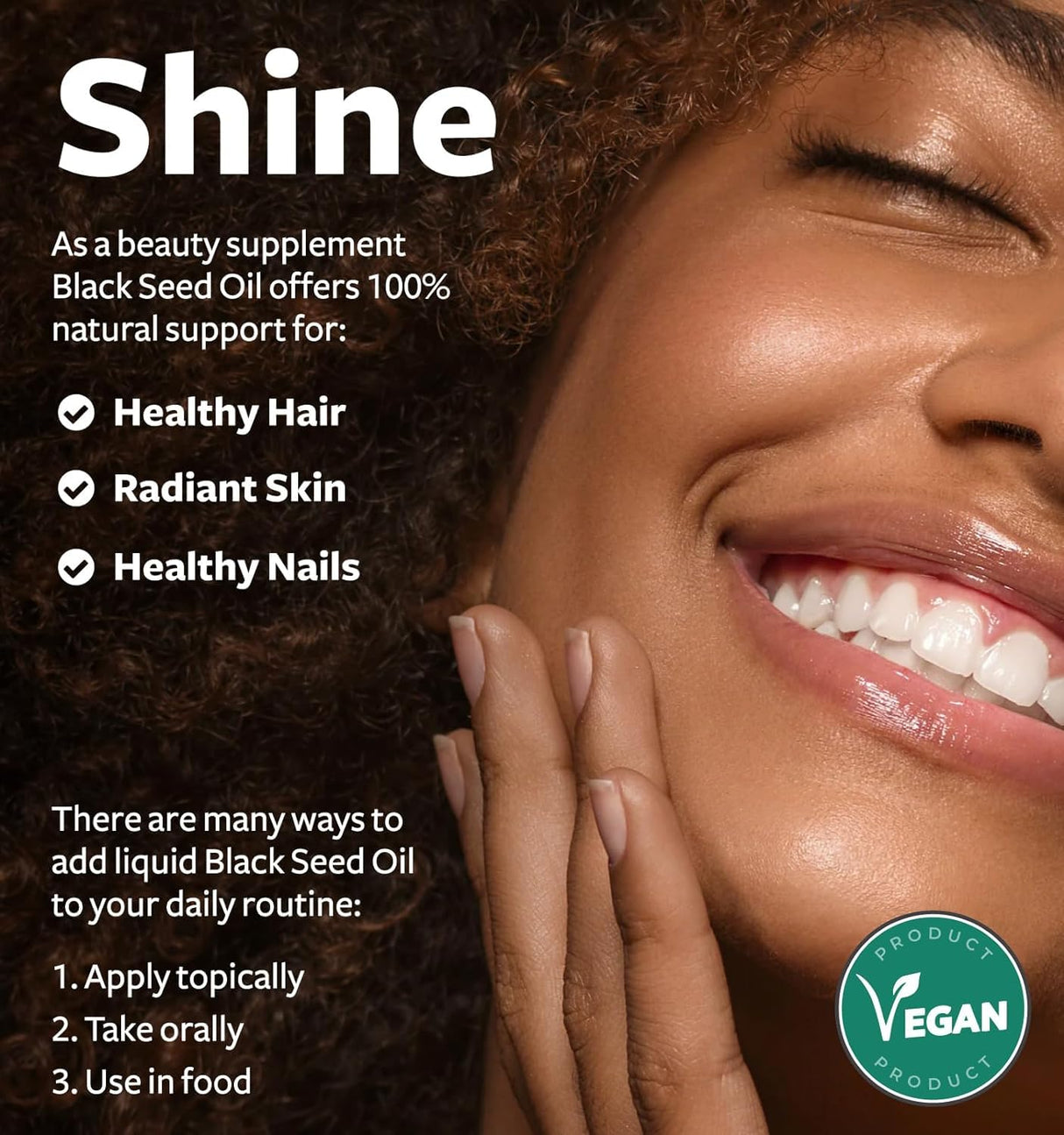 USDA Organic Black Cumin Seed Oil Liquid (8 fl oz) Premium Cold-Pressed Nigella Sativa Producing Pure - Antioxidant Supplement - Vegan, Gluten-Free, & Non-GMO (No Pills or Capsules)