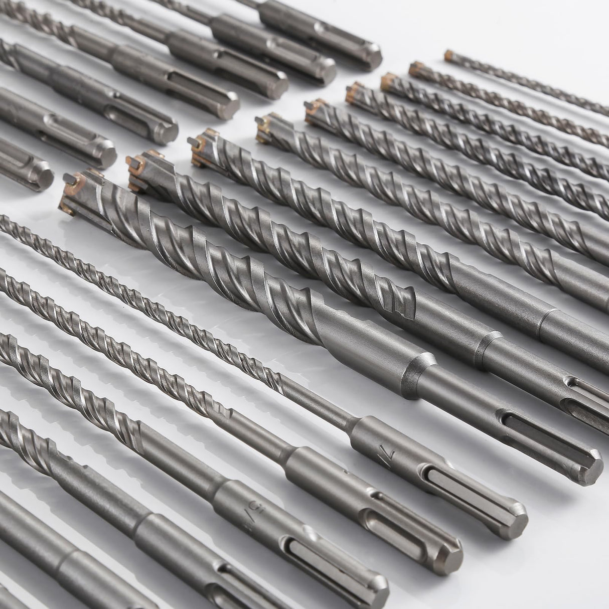 Wensilon Extension Concrete Drill Bit Lengthening 1pcs 1" X 30" Cross-Type Double Thread Carbide Material Suitable for Concrete, Brick, Cement Walls, Stone, Extra Long Hammer Drill Bits for Concrete