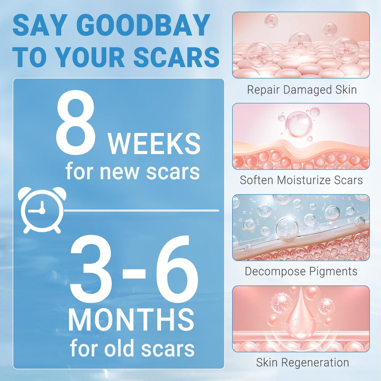 Kunyle Silicone Scar Gel, Scar Cream, Advanced Scar Gel for Surgical Scars, Stretch Marks, Keloid Bump Removal, Old and New Scars 0.70oz (20g)
