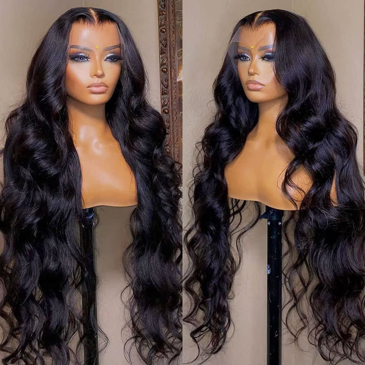 Lemoda 210% Density 13x6 Full Lace Frontal Virgin Human Hair Wigs Body Wave 12A 13x6 HD Transparent Lace Front Wigs 22inch Brazilian Body Wave Wigs