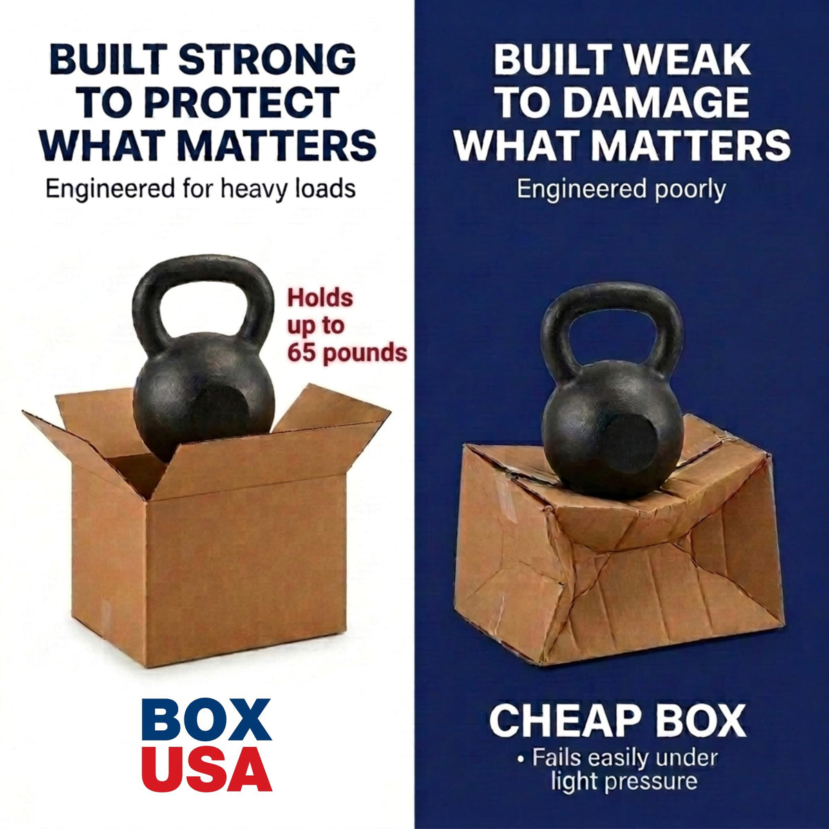 BOX USA Moving Boxes Holds 65lbs, 18"L x 14"W x 12"H (10-Pack) Medium - Corrugated Cardboard Box for Shipping, Mailing, Packing, Packaging and Storage