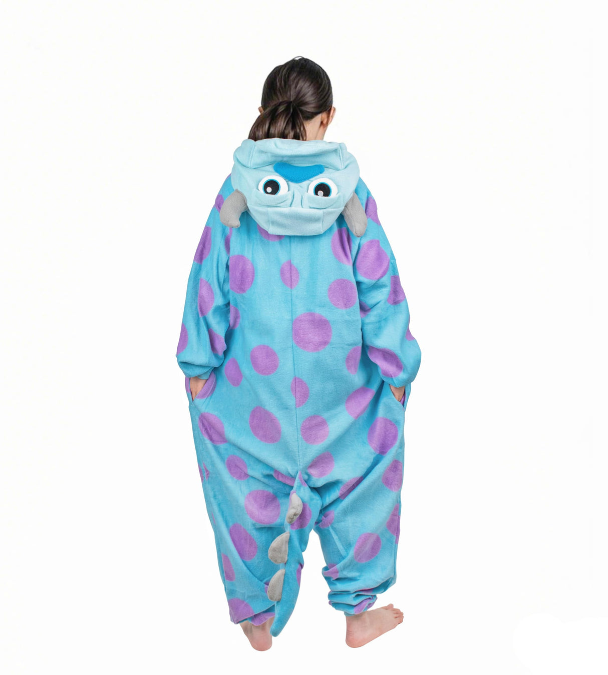Wishliker Kids Animal Onesie Pajamas Halloween Cosplay Sully Costume One Piece Christmas Girls Boys Party Wear