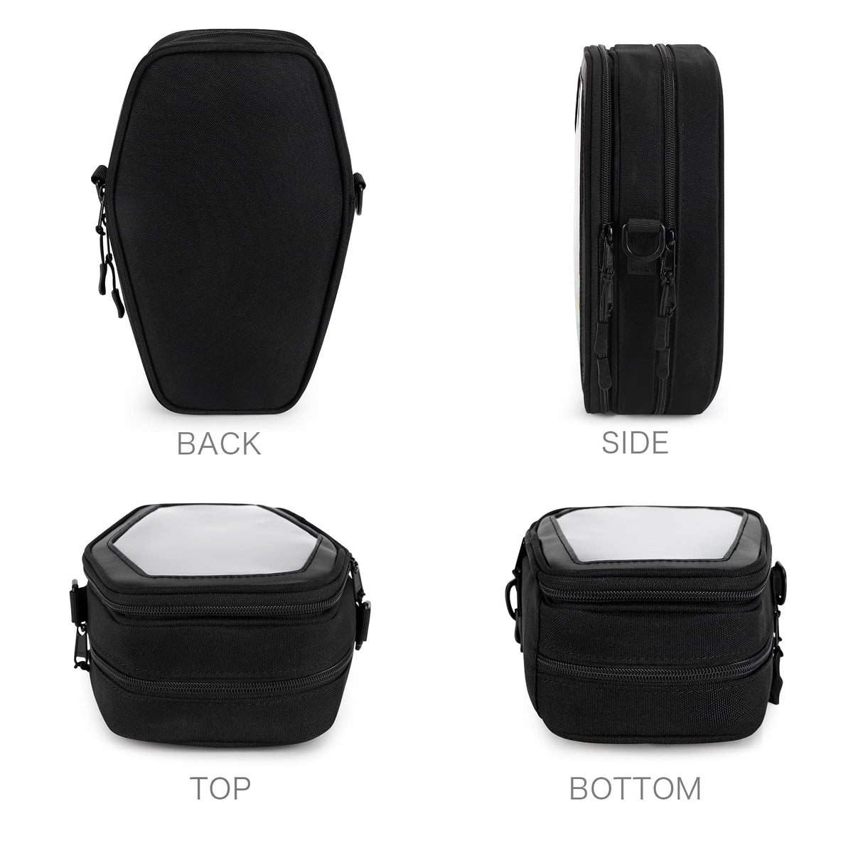 STEAMEDBUN Ita Coffin Purse with Insert Gothic Crossbody Bag for Halloween