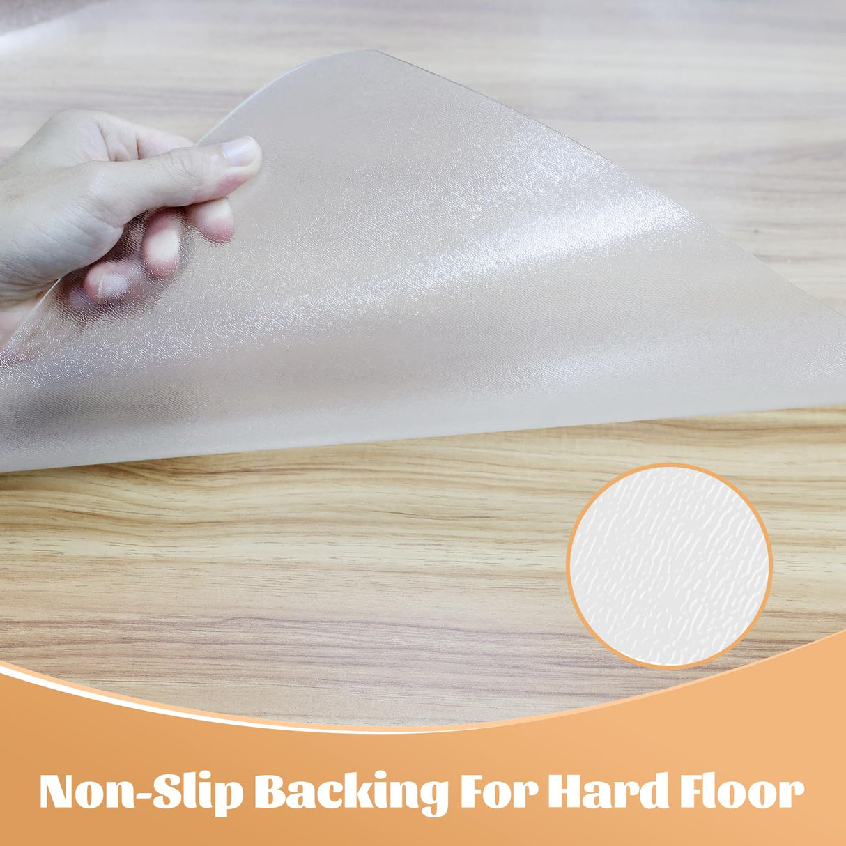 KMAT Office Chair Mat,Easy Glide Hard Wood Tile Floor Mats,Chair Mat for Home Office Rolling Chair,Heavy Duty Floor Protector -36"x48" with Lip