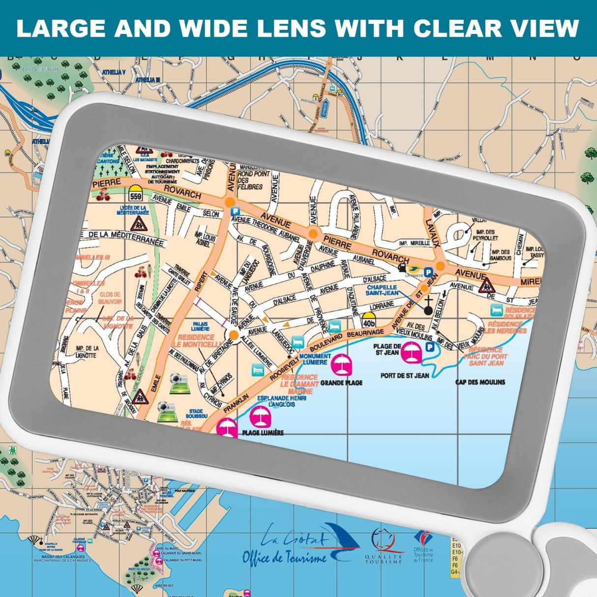 Rechargeable Magnifying Glass with Light for Reading, 5X Large Page Magnifier with LED Lighted for Seniors Low Vision, Folding Handheld Lightweight Rectangle Magnifier for Reading Book Small Print