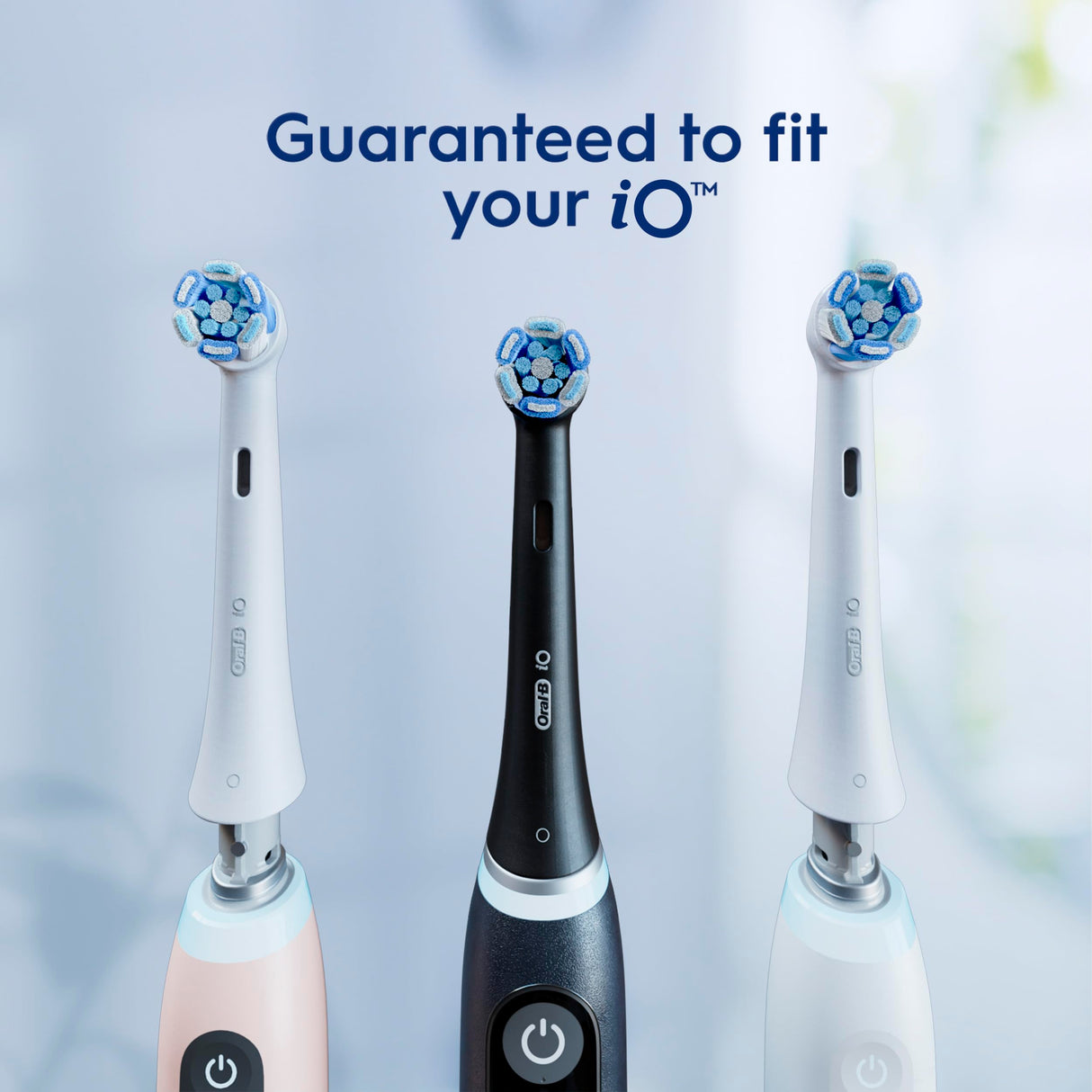 Oral-B iO Series Ultimate Clean Electric Toothbrush Replacement Brush Heads for an Oral-B Electric Toothbrush, 2 count, Black