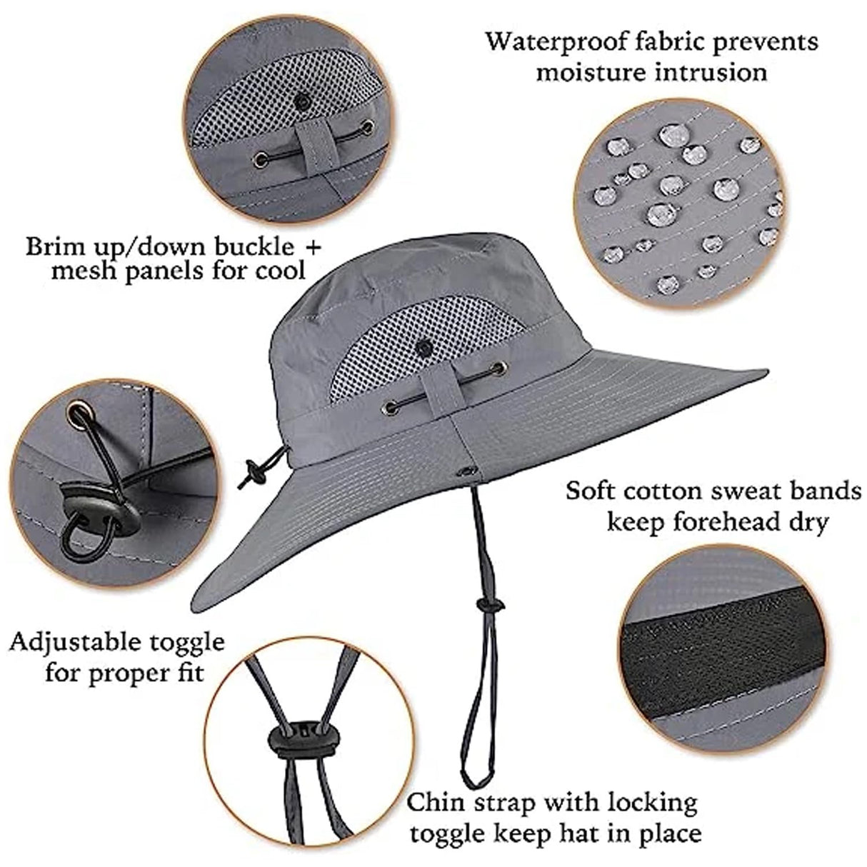 2025 New Ultralight Solar Fan Sun Hat, Wide Brim Solar Fan Hat USB Charging, Solar Powered Fan Hats for Men Fishing UPF 50+