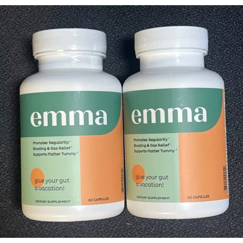 Konscious Emma Relief Supplement Konsciens Keto for Gut Bloating 60 Capsules PACK OF 2