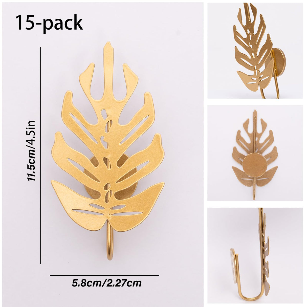 GOOOXIM 15 Pack Money Plant Hooks for Wall - Indoor Pothos Plant Support