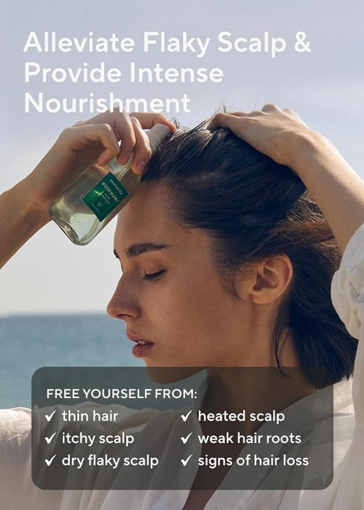 AROMATICA Rosemary Root Enhancer 100ml Net wt 3.3 fl oz.